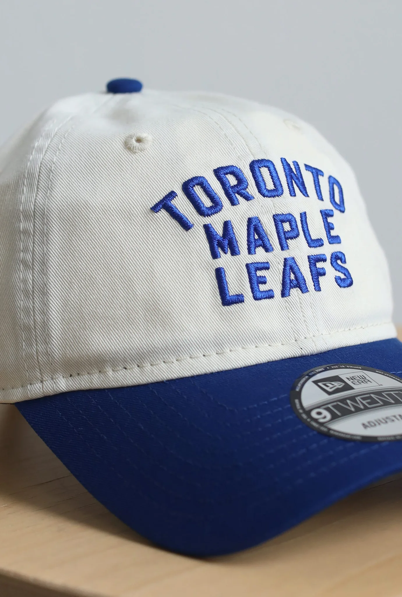 Toronto Maple Leafs Stacked 9TWENTY Adjustable Cap - Royal - Image 2