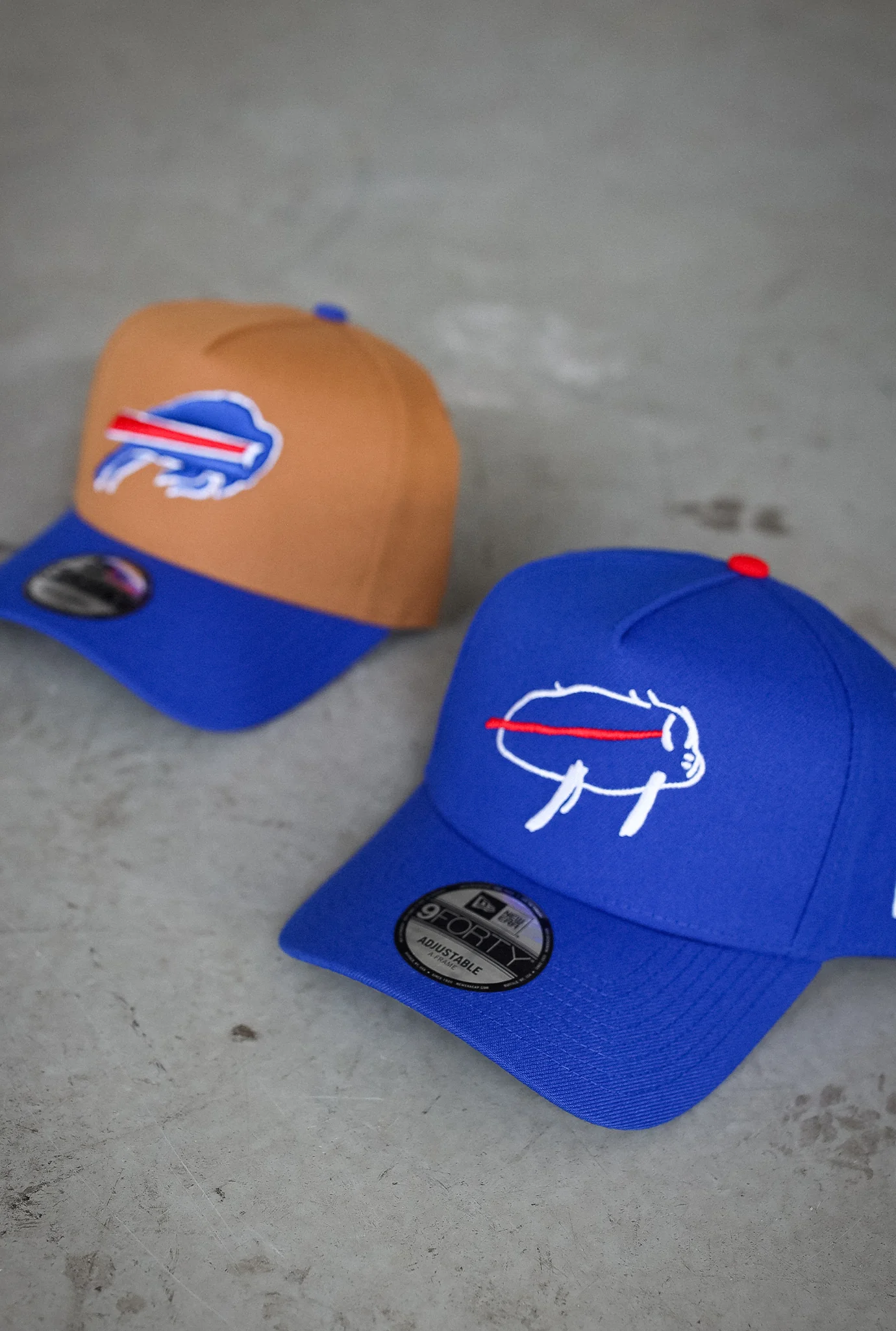 Buffalo Bills Billustration 9FORTY Adjustable Cap - Royal - Image 3