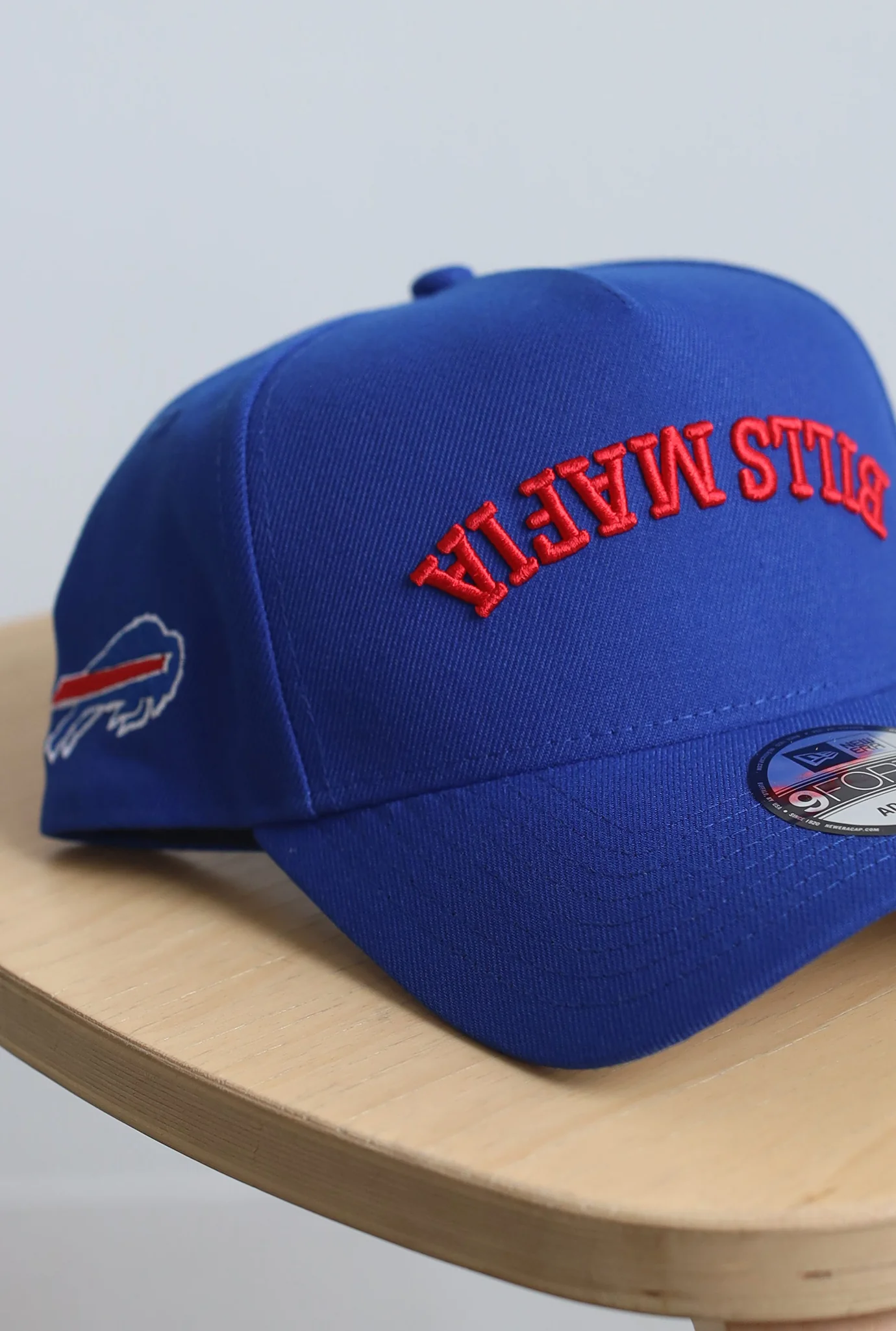 Buffalo Bills Mafia Flipped 9FORTY Adjustable Cap - Royal - Image 3