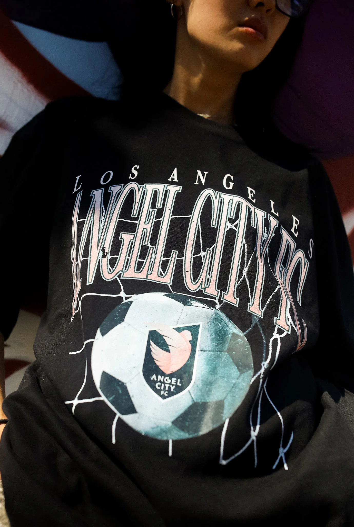 Angel City FC Heavyweight T-Shirt - Black - Image 3