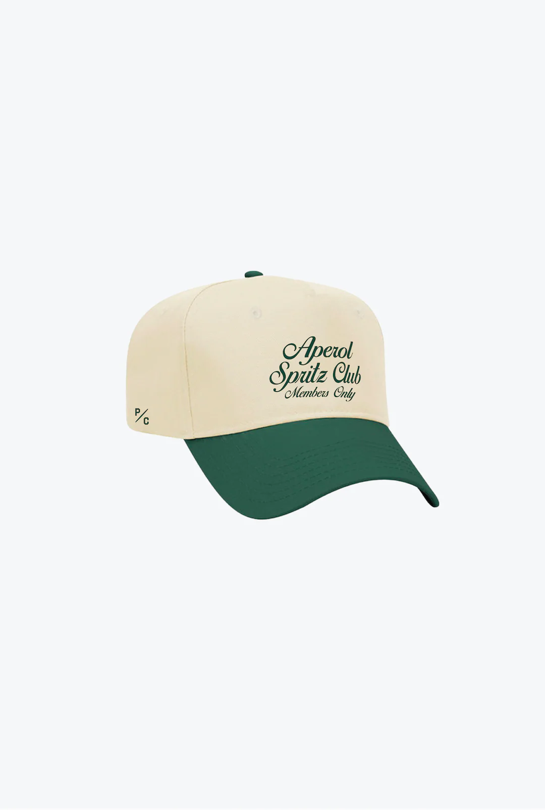 Aperol Spritz Club A-Frame Cap - Forest Green/Ivory - Image 2