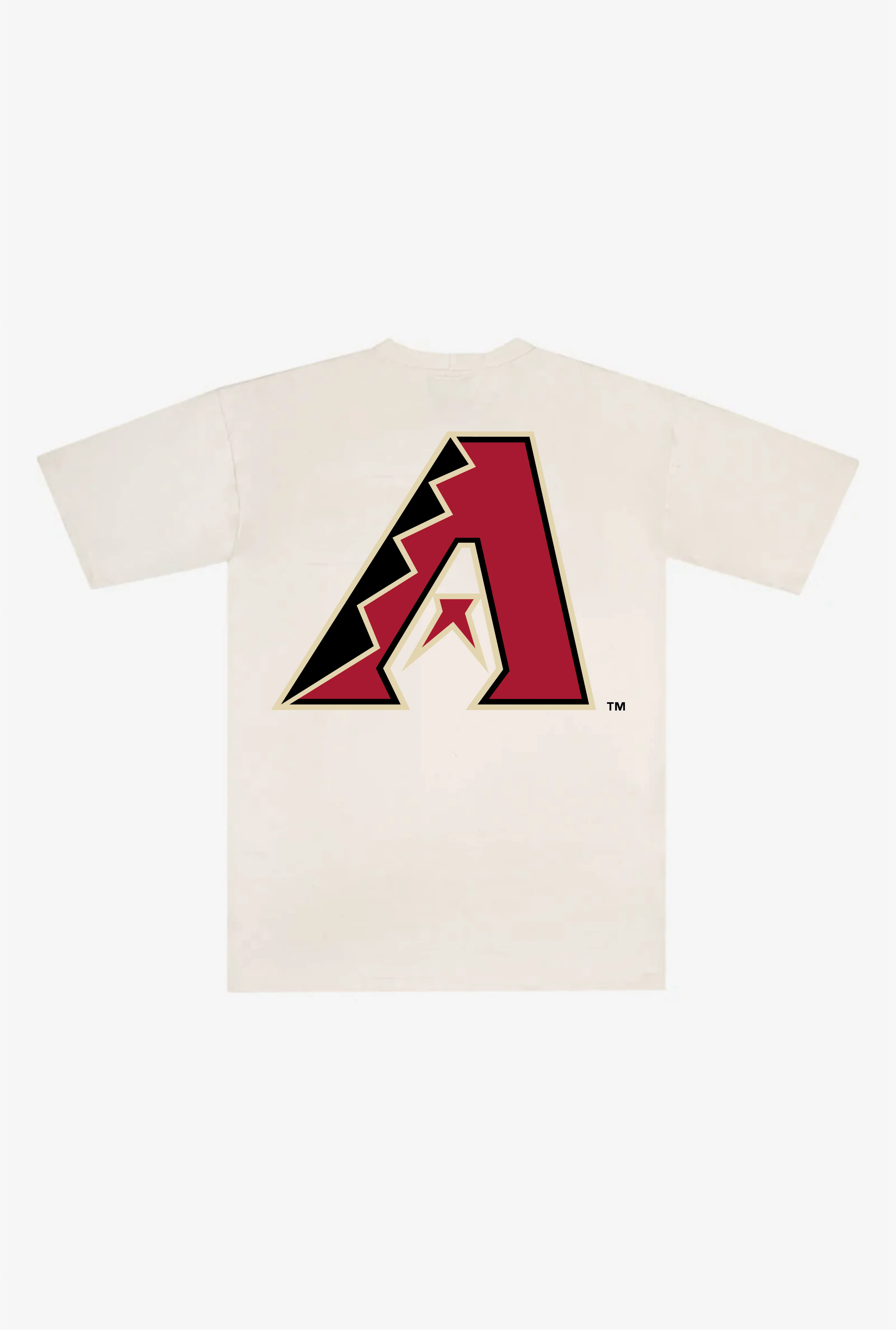 Arizona DiamondBacks Heavyweight T-Shirt - Natural - Image 2