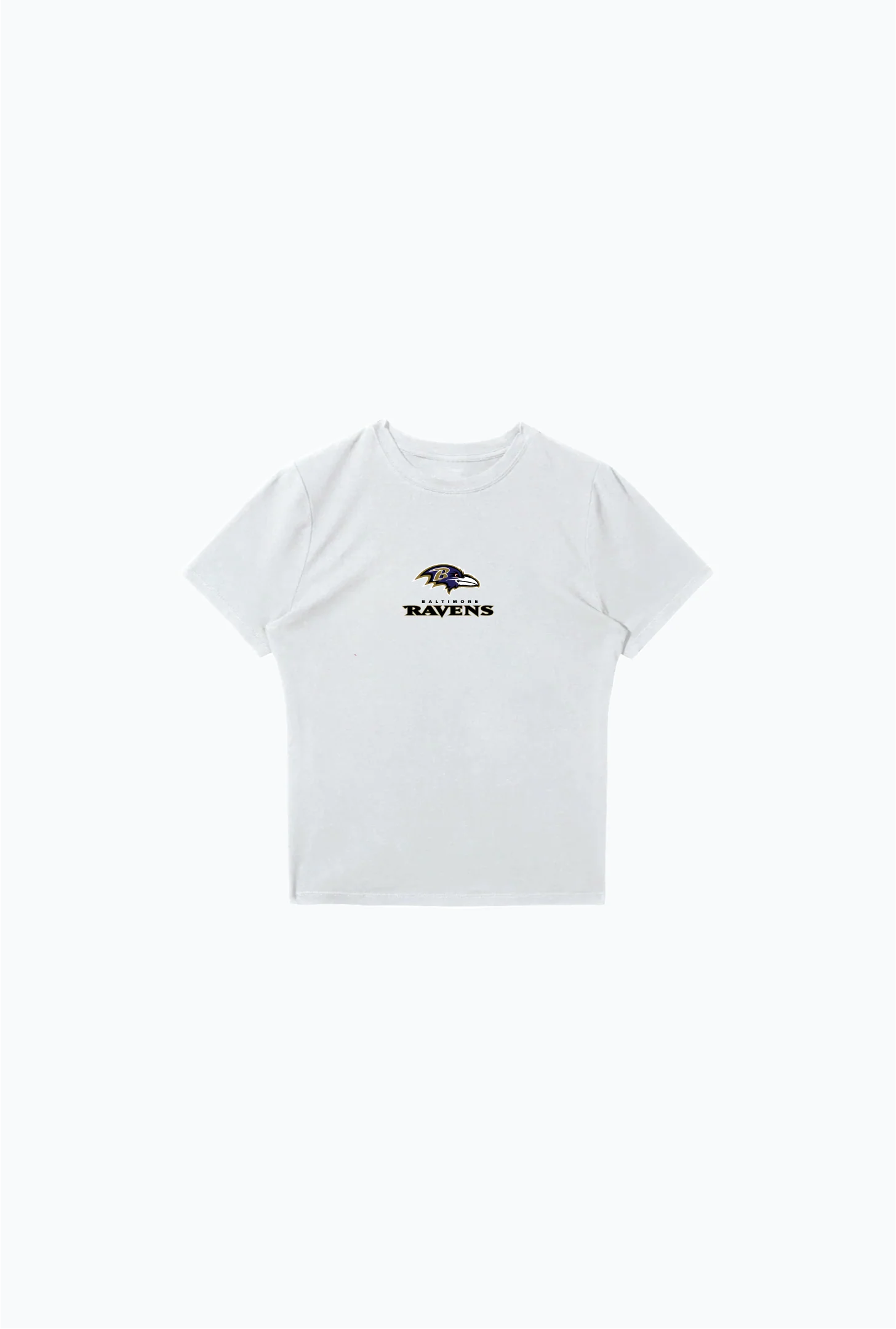 Baltimore Ravens Baby Tee - White