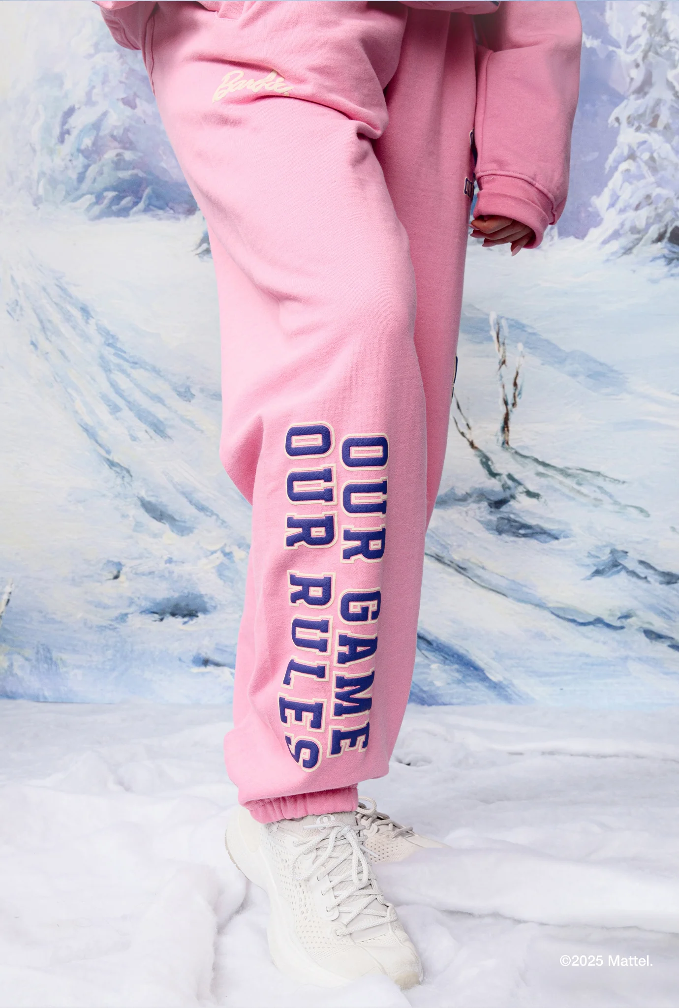 Barbie x PWHL Heavyweight Jogger - Pink - Image 5