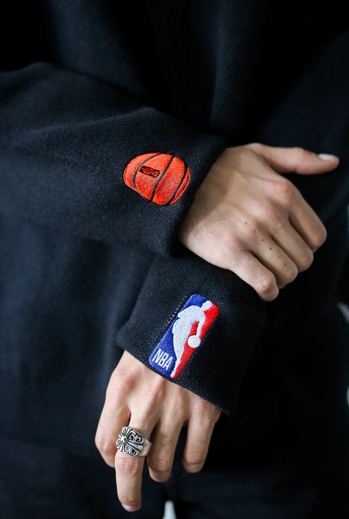 Basketball is Life Knit Sweater - Black - Image 4