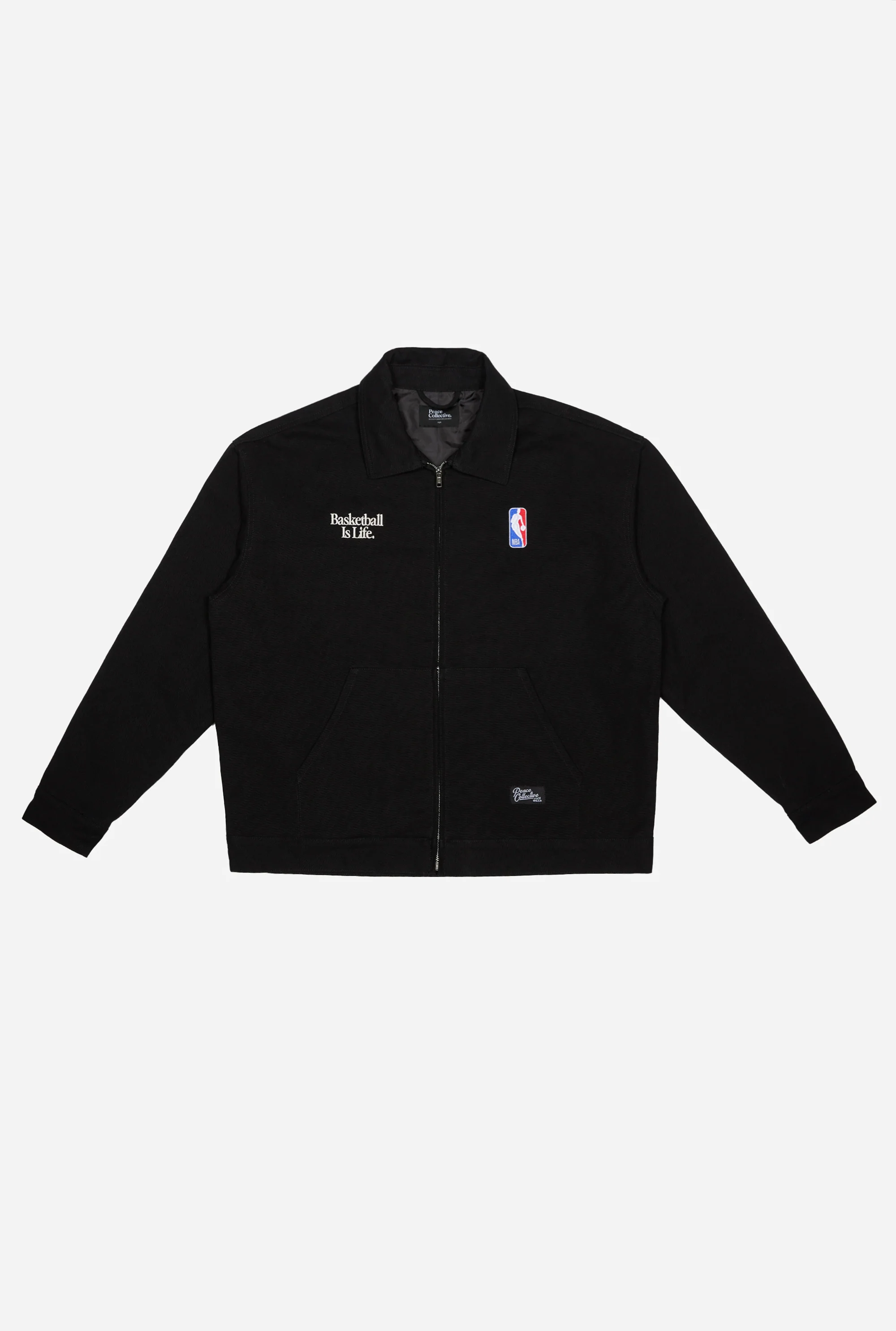 Basketball is Life Work Jacket - Off Black - Image 2