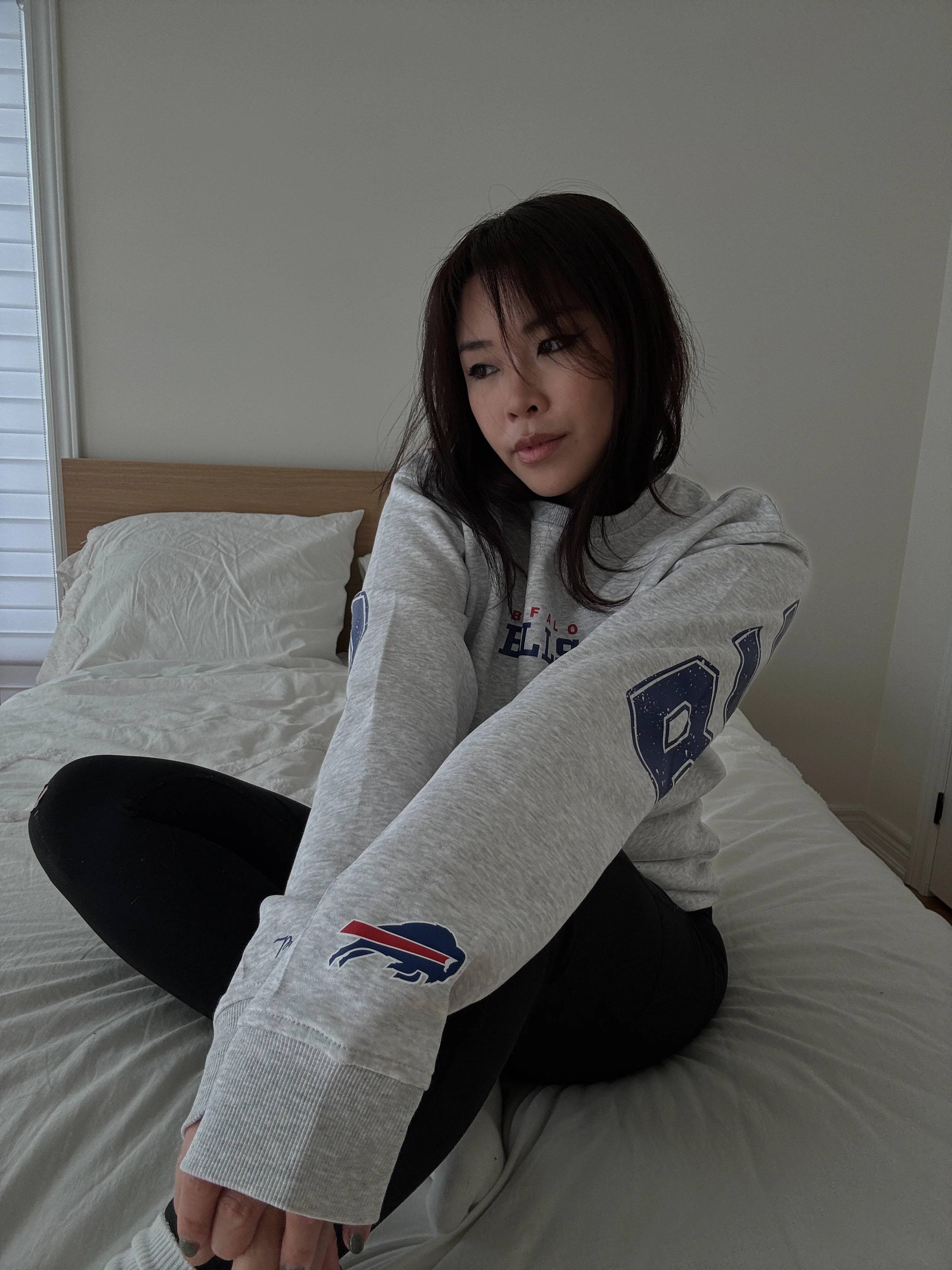 Buffalo Bills Spirit Crewneck - Ash - Image 3