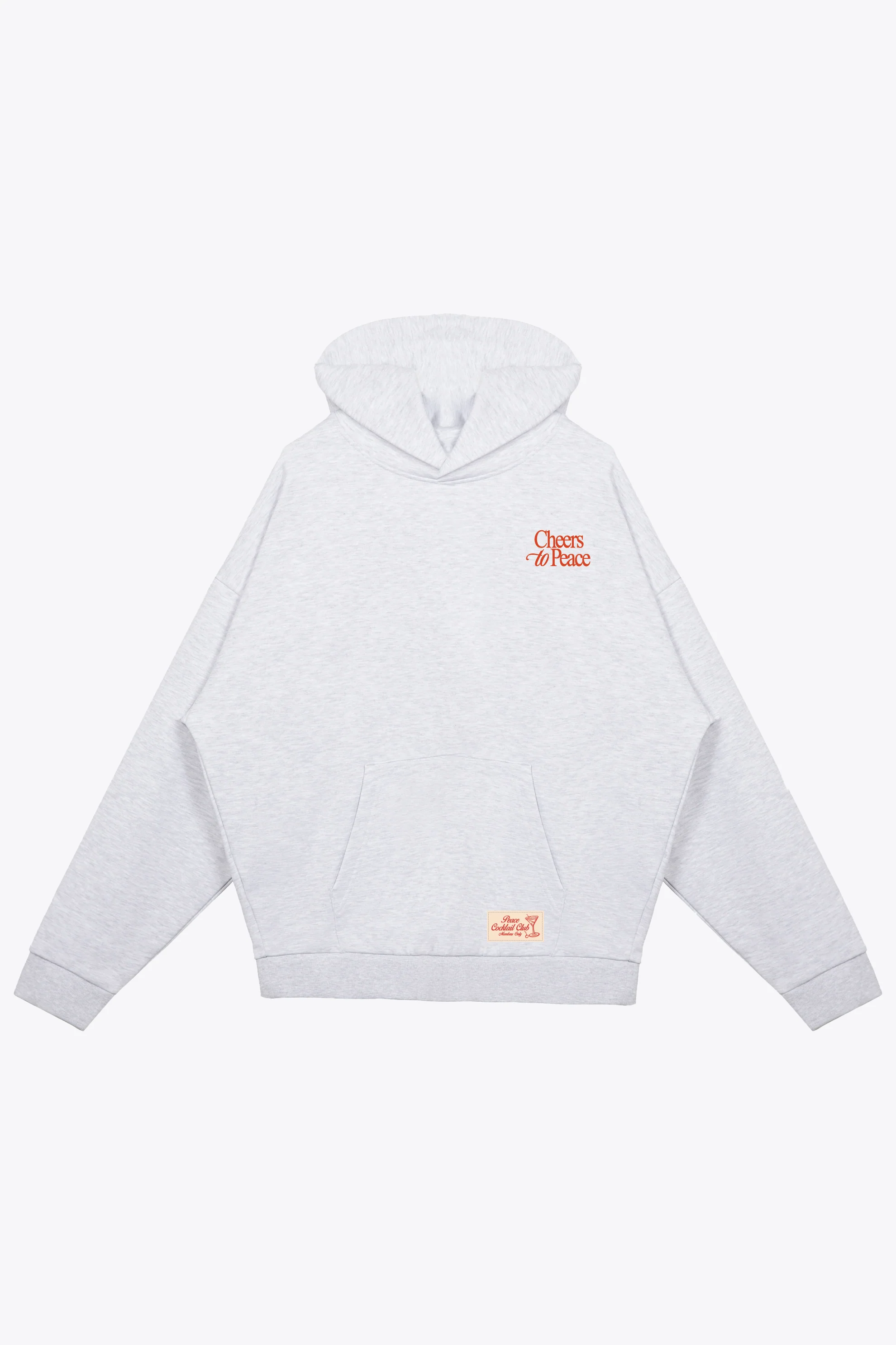 Canadian Caesar Club: Cheers To Peace Heavyweight Hoodie - Ash - Image 2