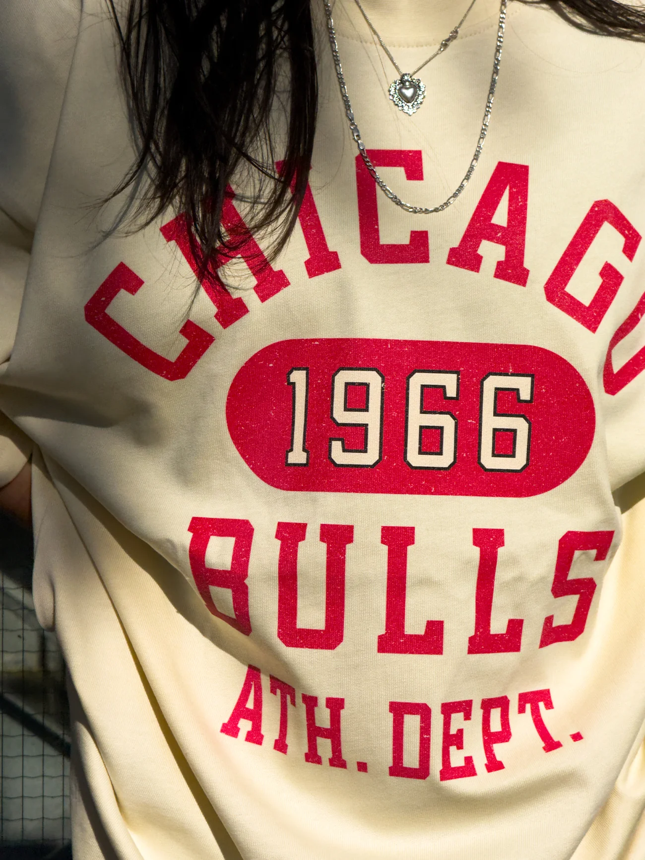 Chicago Bulls Athletic Club Heavyweight T-Shirt - Ivory - Image 5