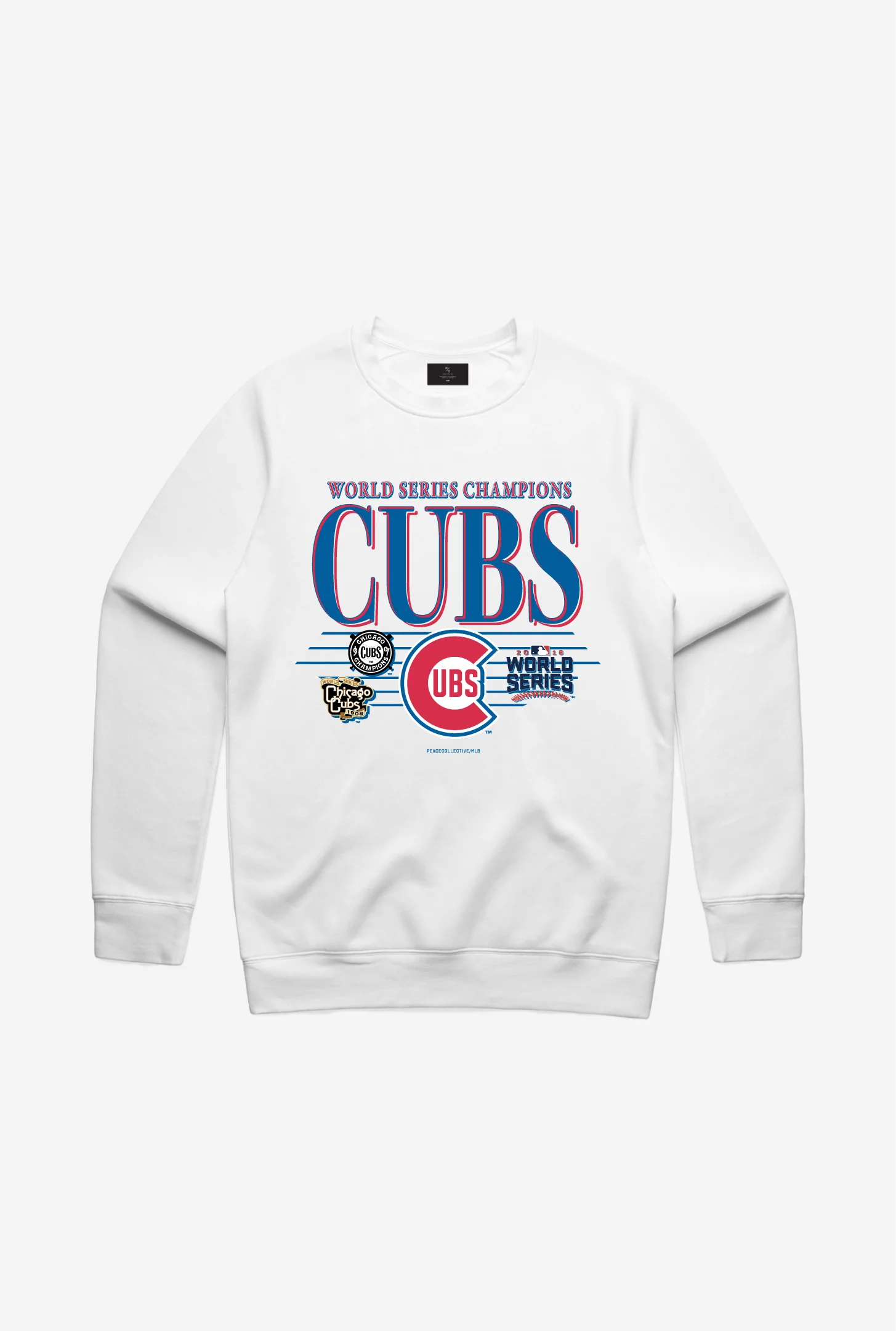 Chicago Cubs Throwback Crewneck - White