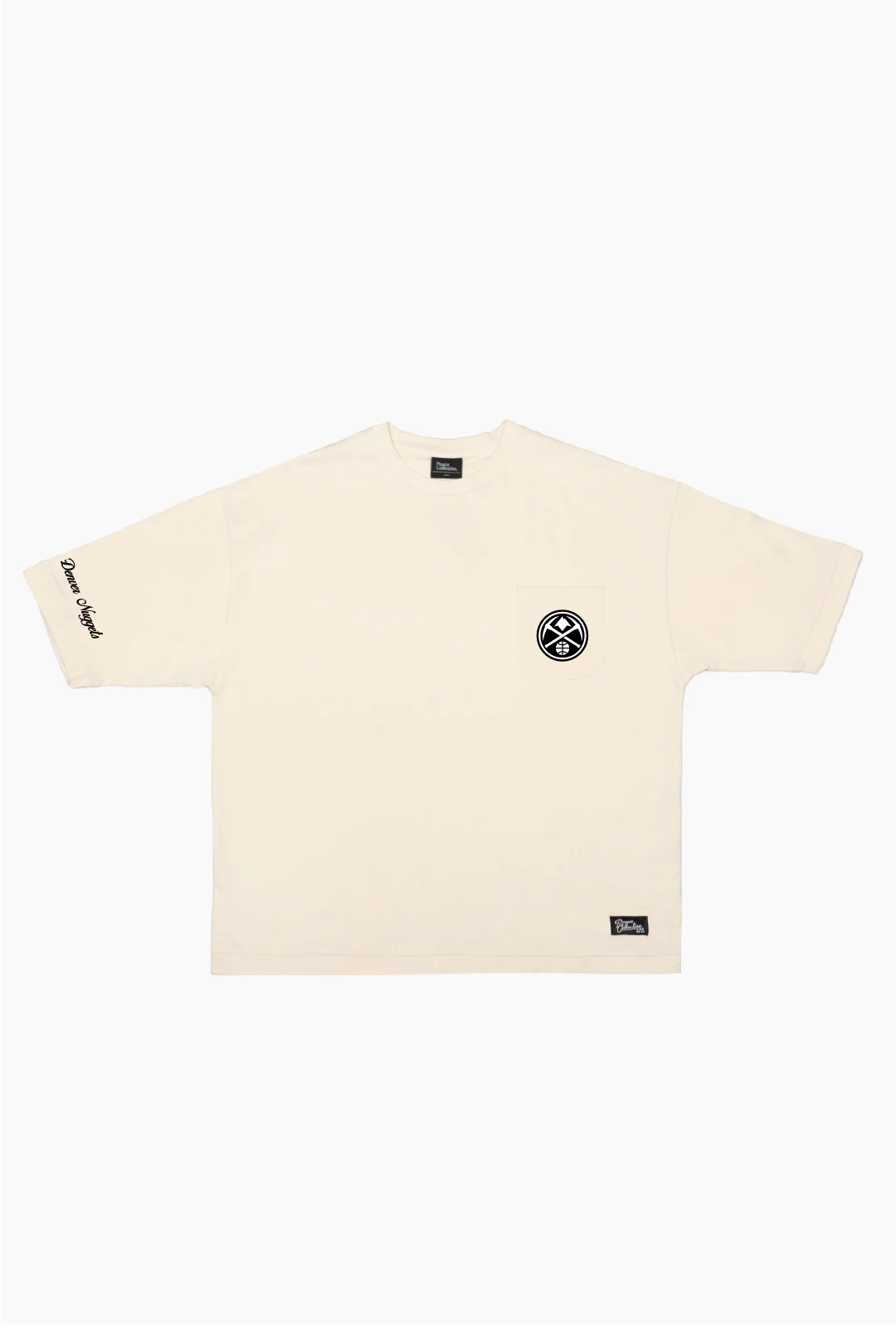 Denver Nuggets Preppy Heavyweight Pocket T-Shirt - Ivory