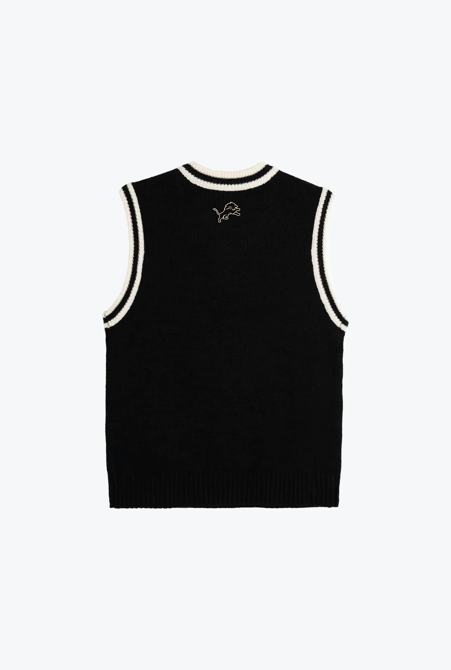 Detroit Lions Knit Sweater Vest - Black - Image 2