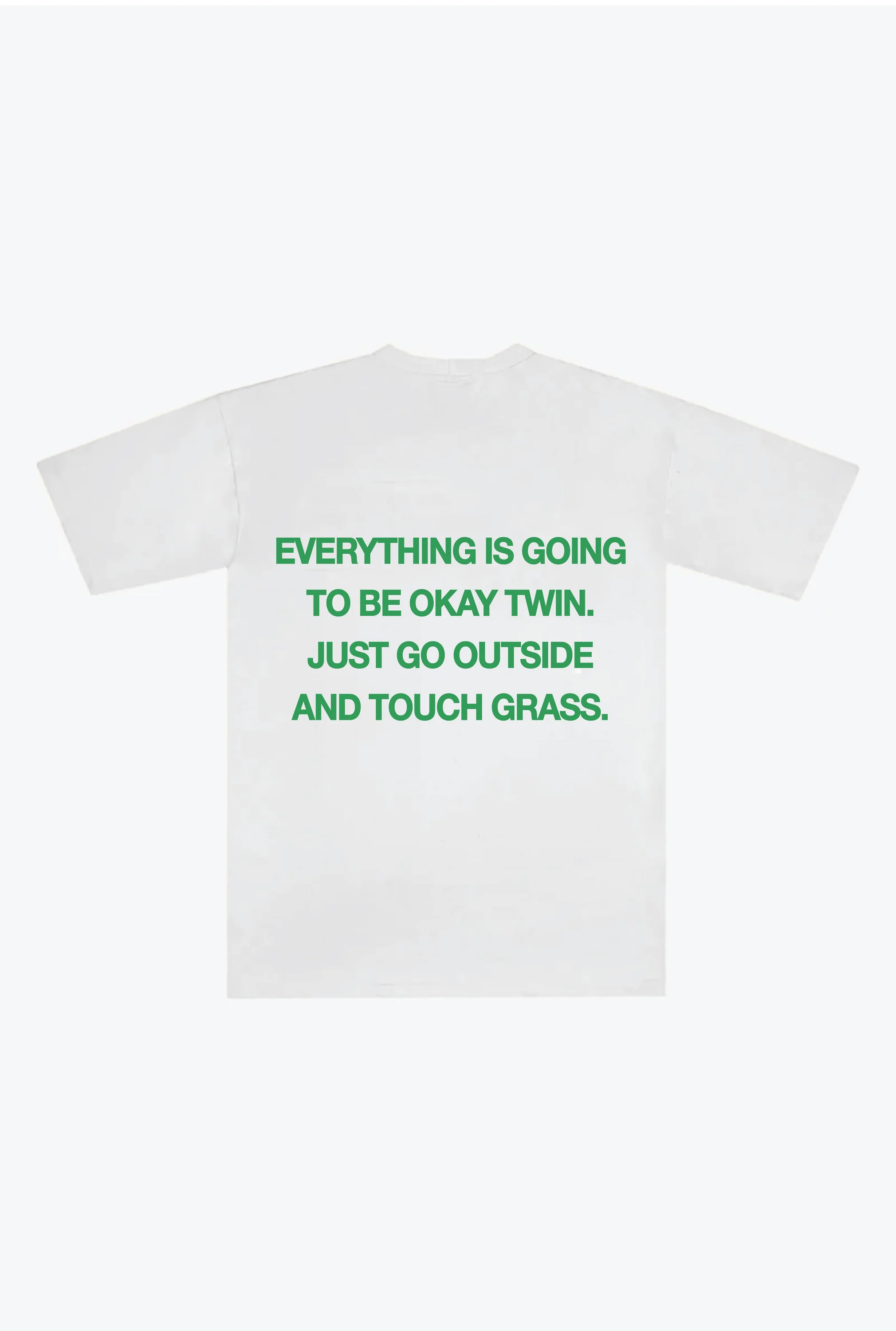 Touch Grass Heavyweight T-Shirt - White