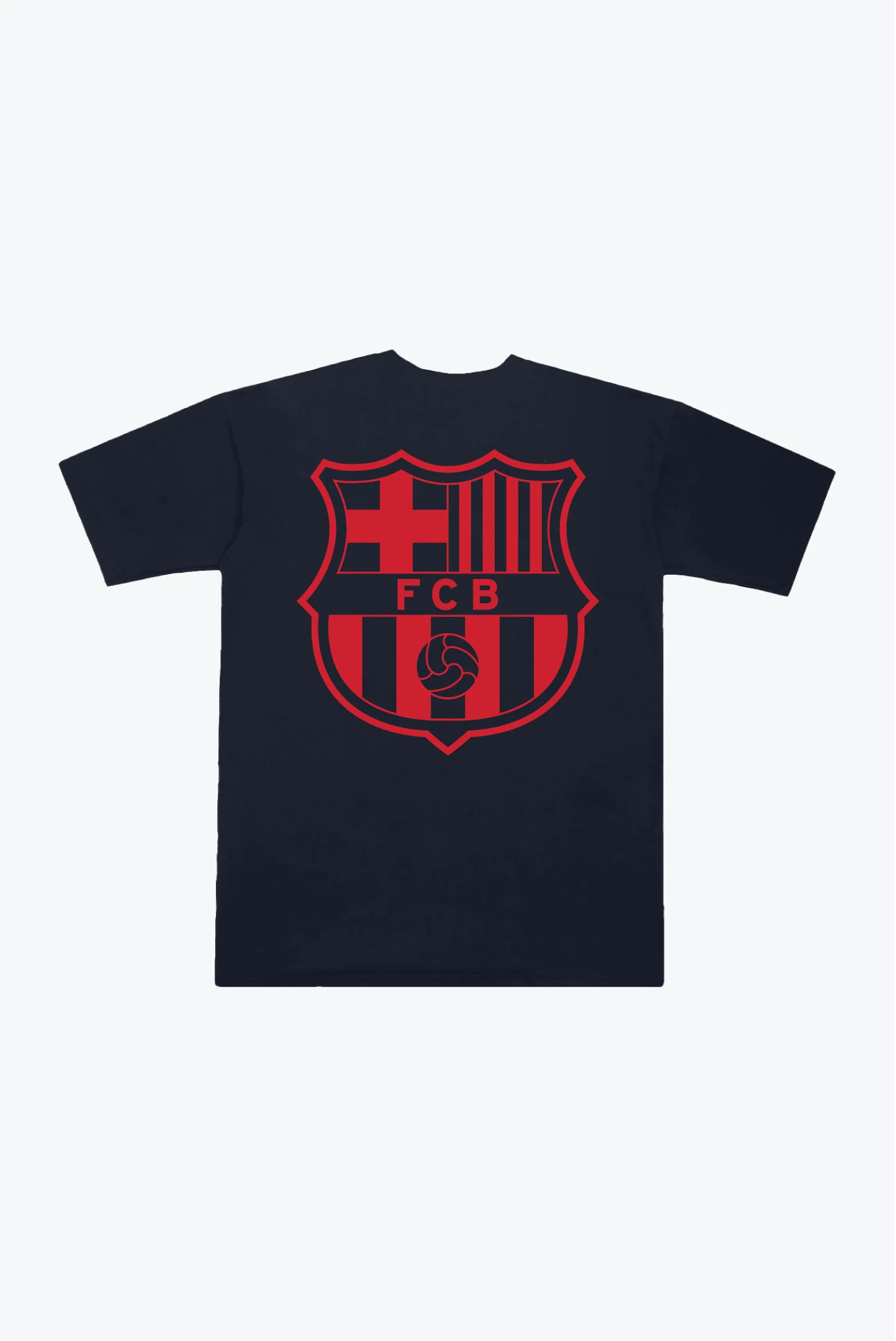 FC Barcelona Heavyweight T-Shirt - Navy - Image 2