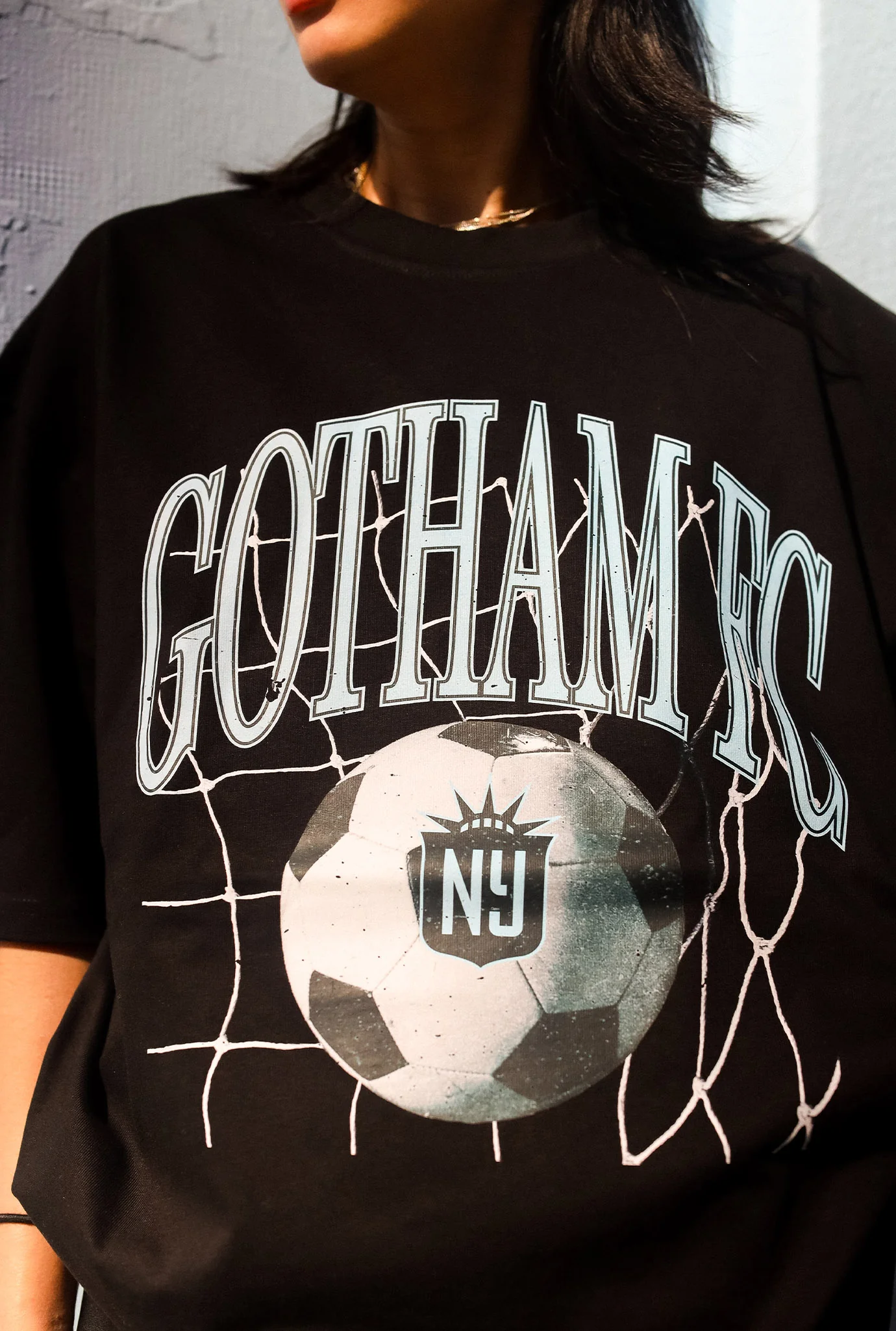 Gotham FC Heavyweight T-Shirt - Black - Image 3