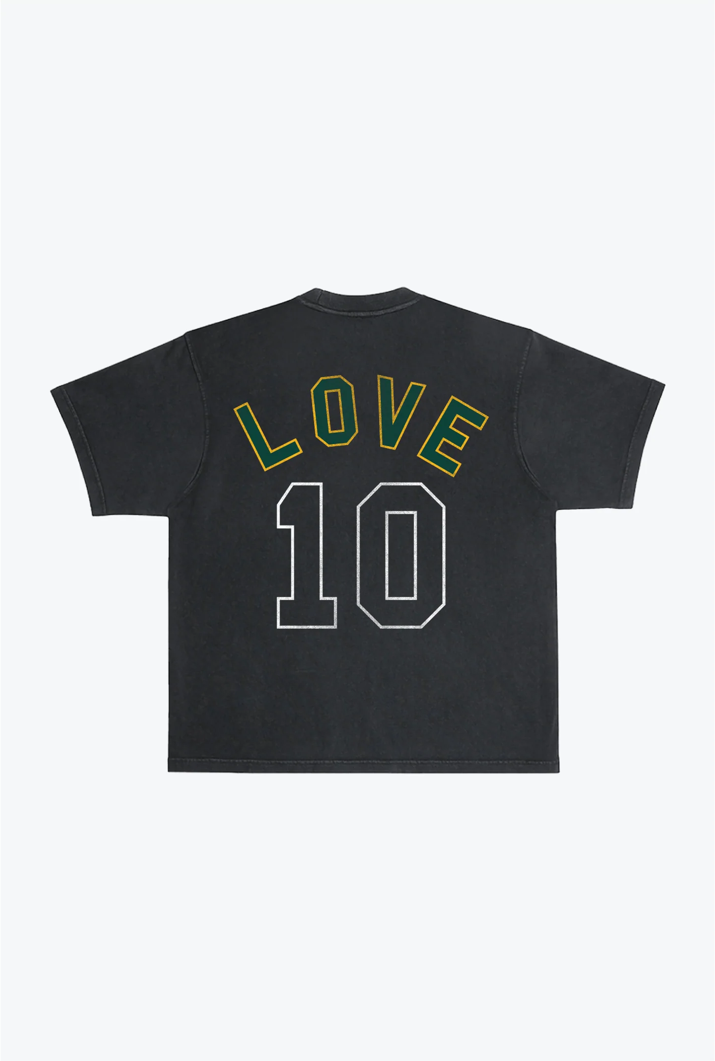 Jordan Love Garment Dyed Heavyweight T-Shirt - Black - Image 2