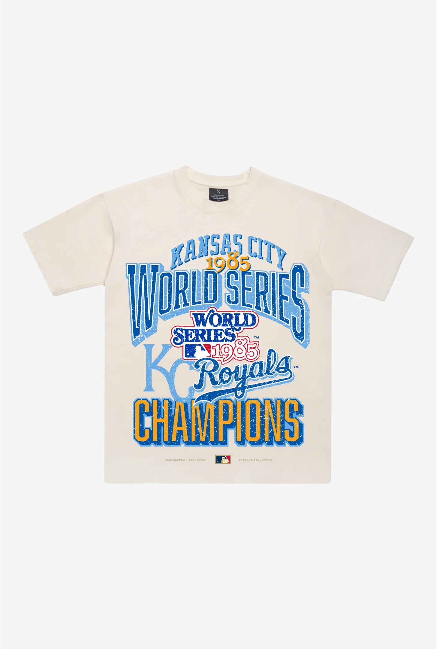 Kansas City Royals 1985 World Series Cooperstown Collection Premium T-Shirt - Natural