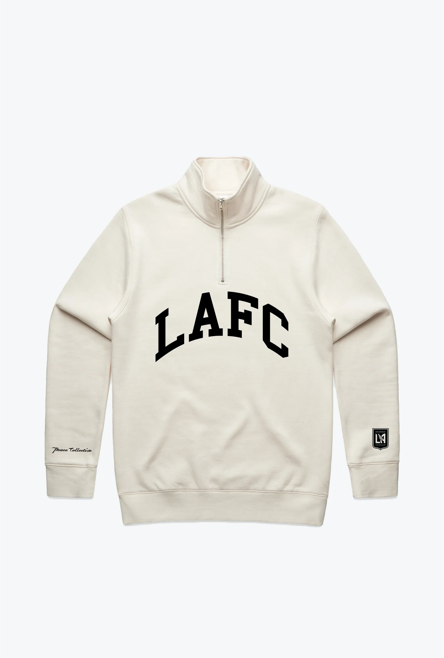 Los Angeles FC Collegiate Quarter Zip - Ivory
