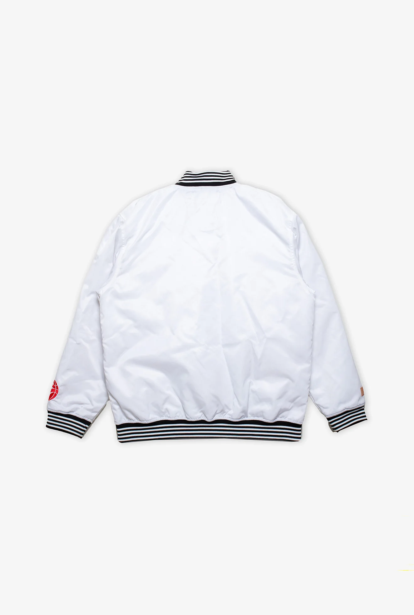 Los Angeles Lakers Nylon Varsity Jacket - White - Image 2