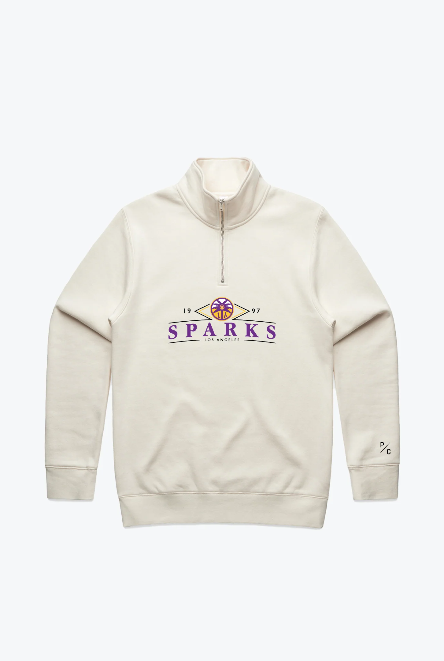 Los Angeles Sparks Quarter Zip - Ivory
