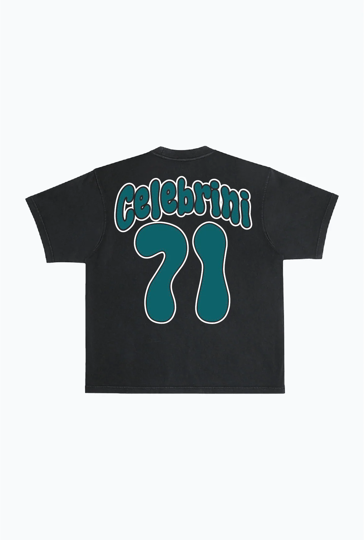 Macklin Celebrini Heavyweight Garment Dyed T-Shirt - Black - Image 2