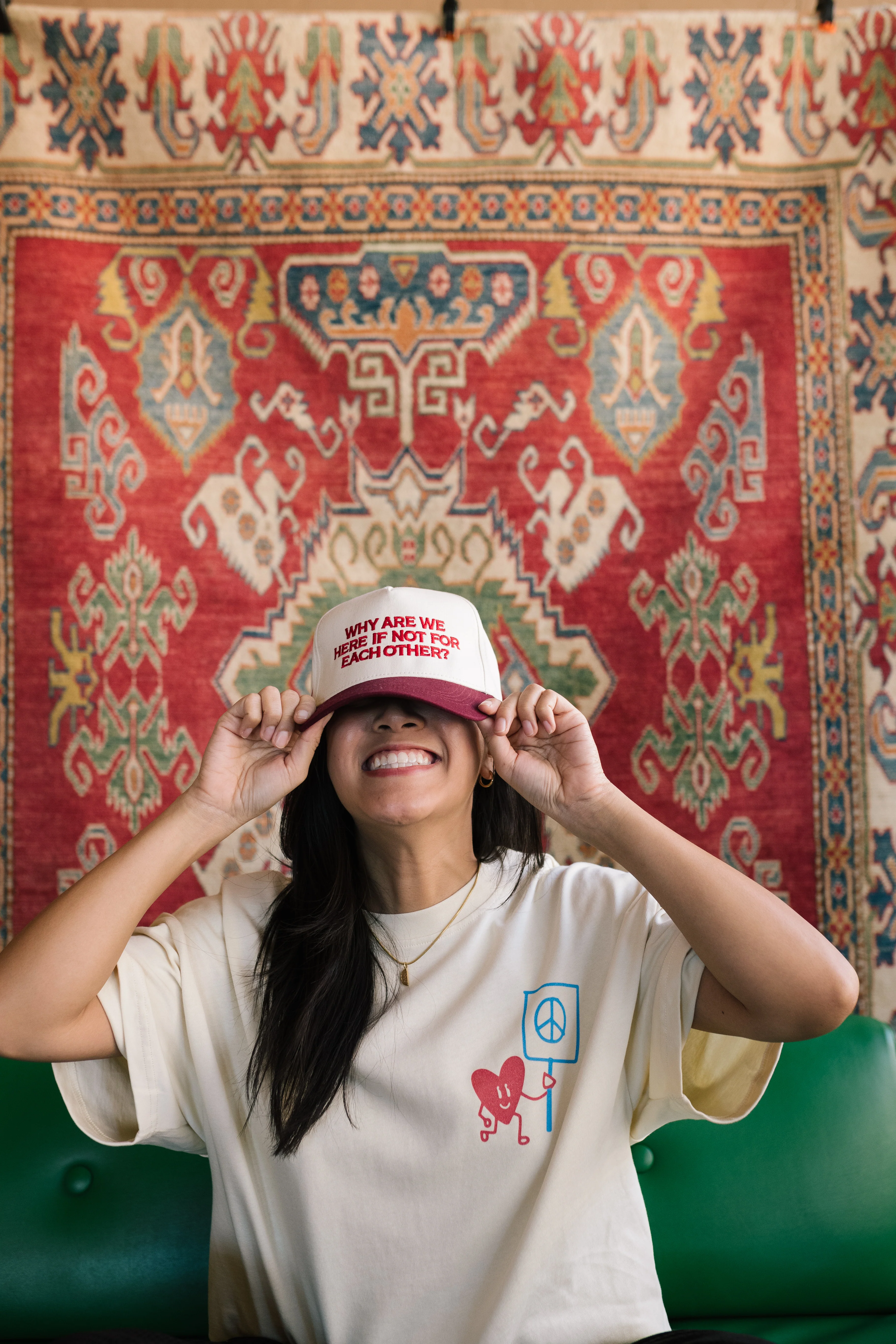 Make Peace, Not War Heavyweight T-Shirt - Ivory - Image 3