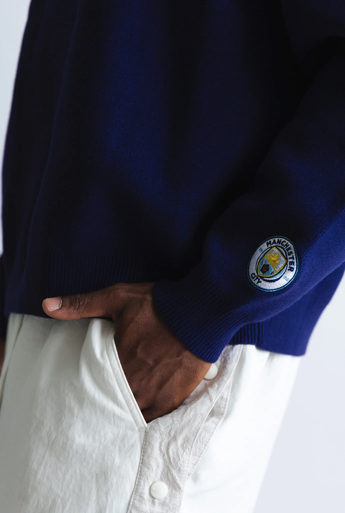 Manchester City Knit Sweater - Navy - Image 3