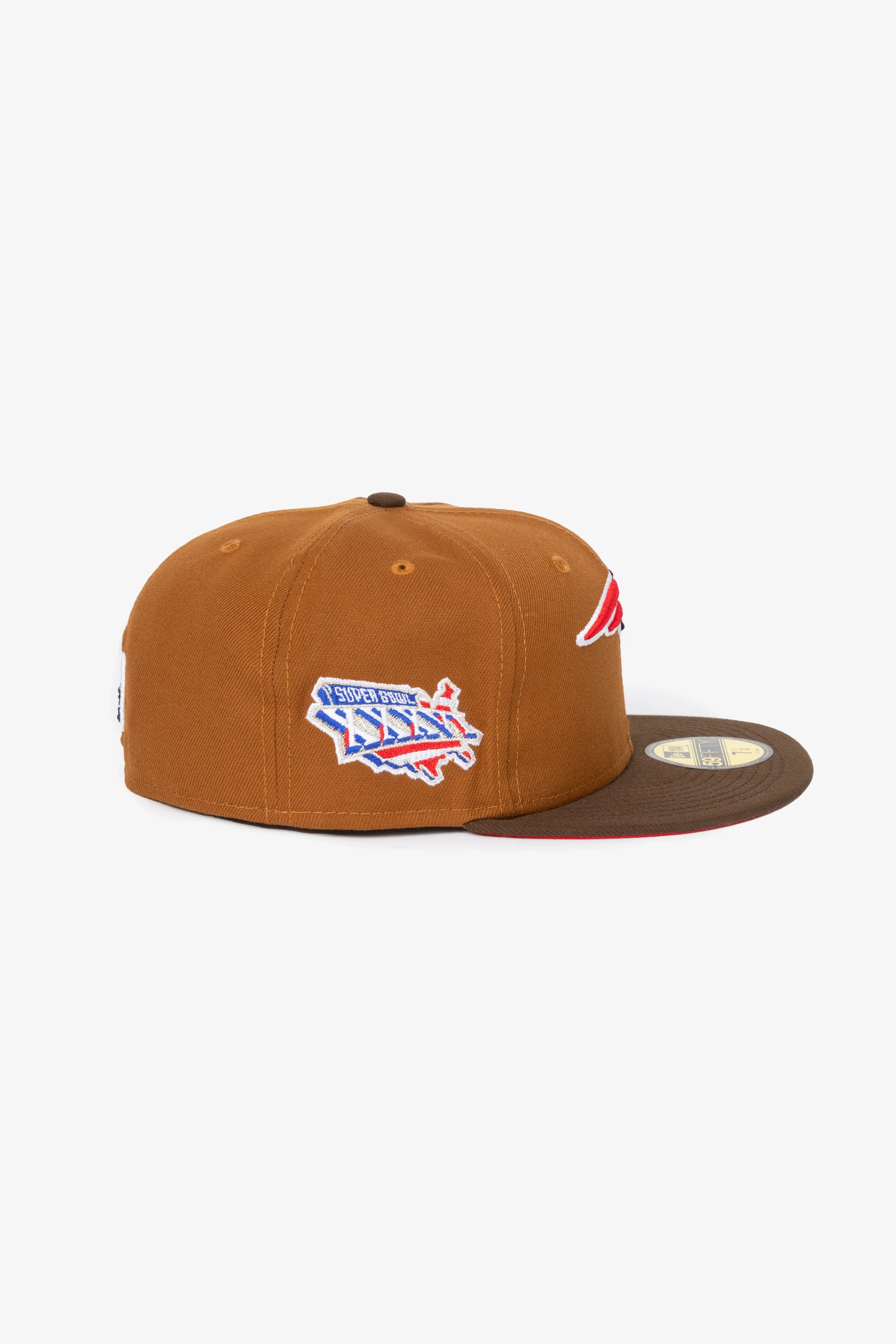 New England Patriots Super Bowl XXXVI 59FIFTY Fitted Cap - Toasted Peanut - Image 2
