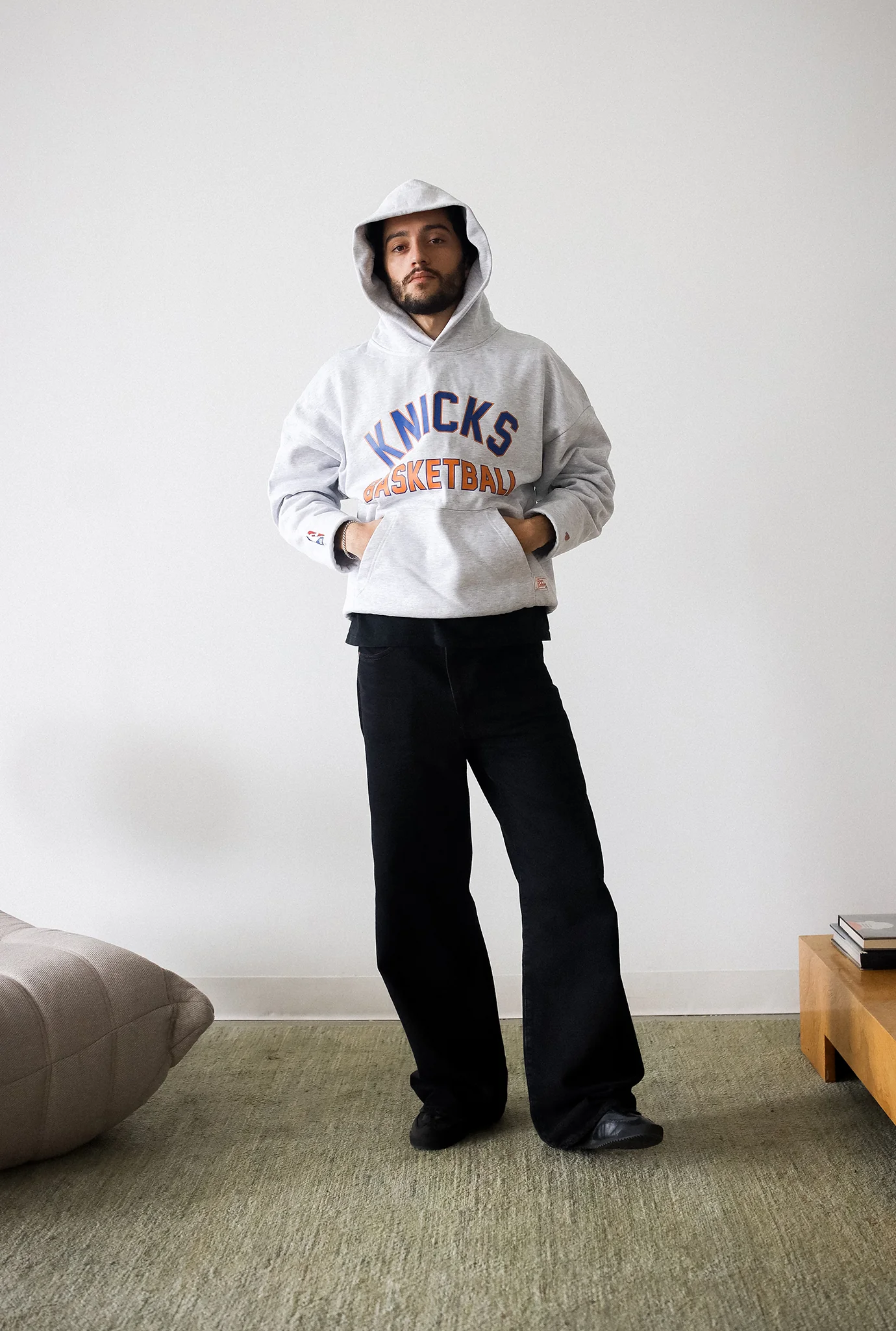 New York Knicks SuperHeavy™️ Hoodie - Ash - Image 3