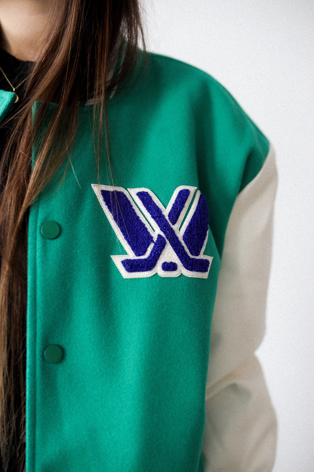 New York Sirens Letterman Jacket - Teal - Image 5