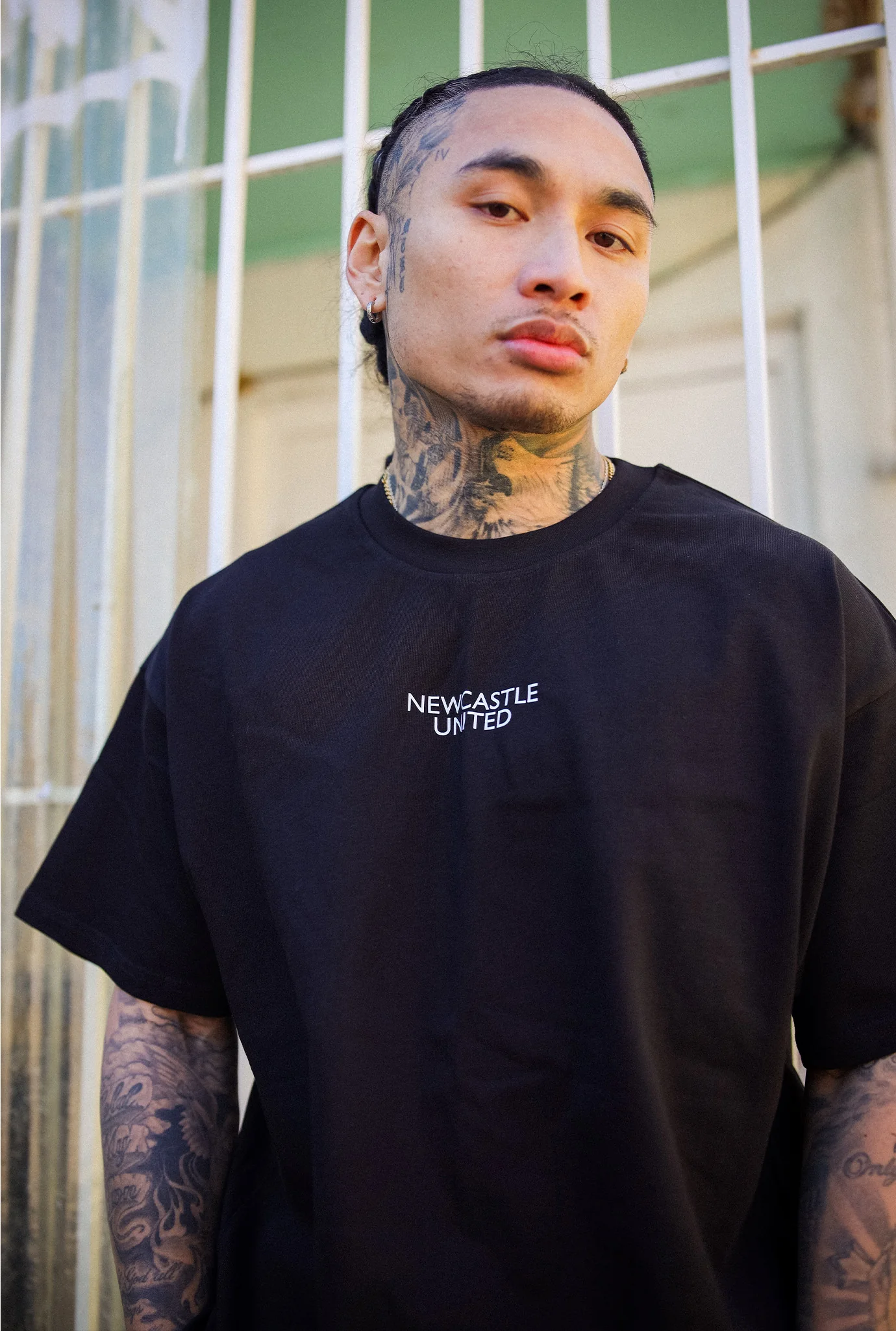 Newcastle United Essentials Heavyweight T-Shirt - Black - Image 4