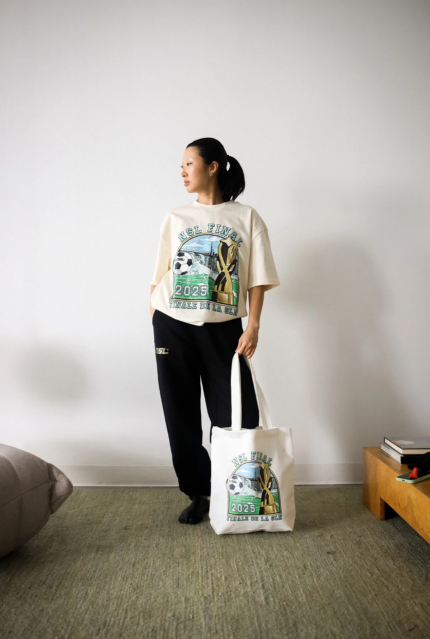 NSL Final 2025 Tote Bag - Ivory - Image 2