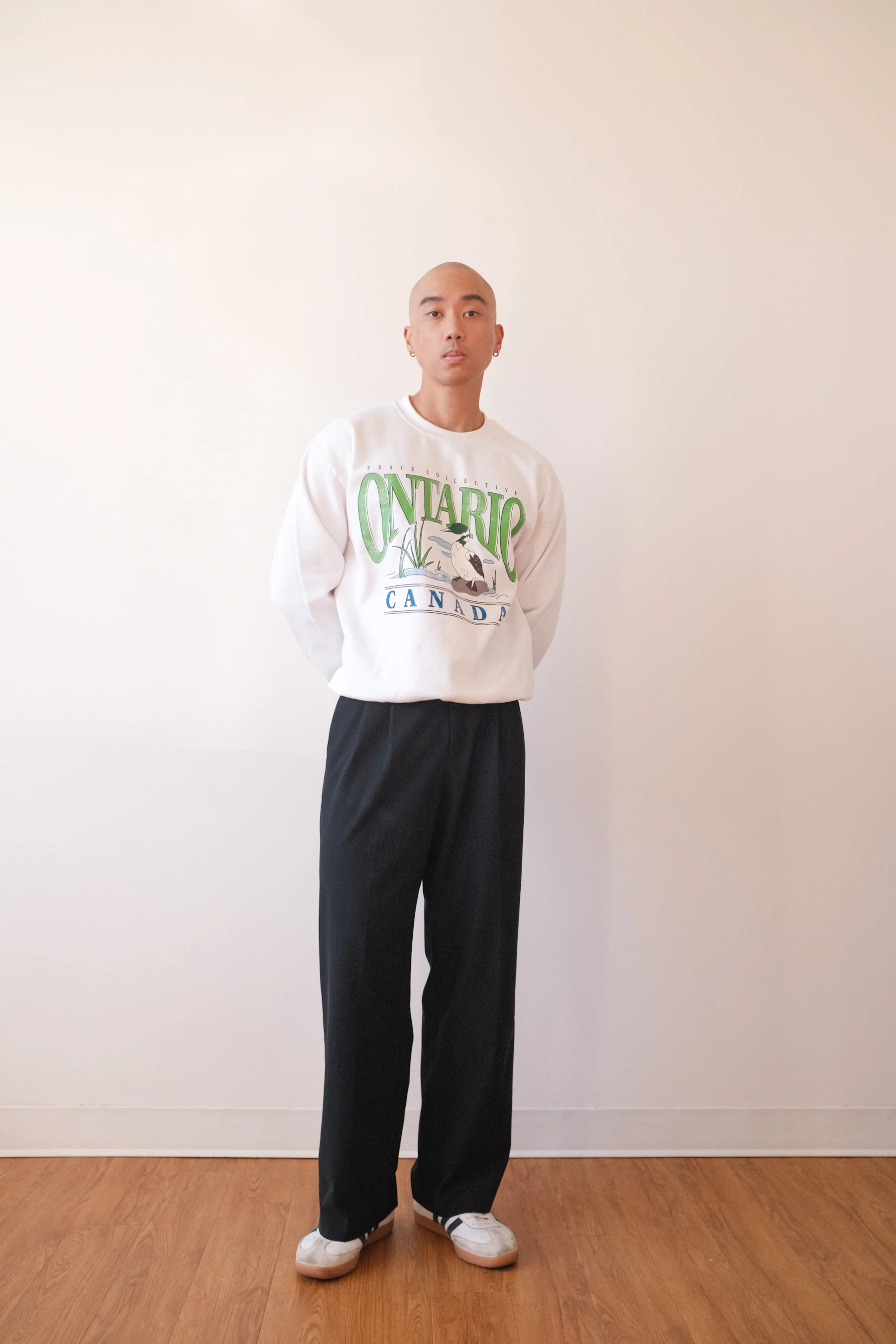 Ontario Loon Vintage Crewneck - White - Image 4