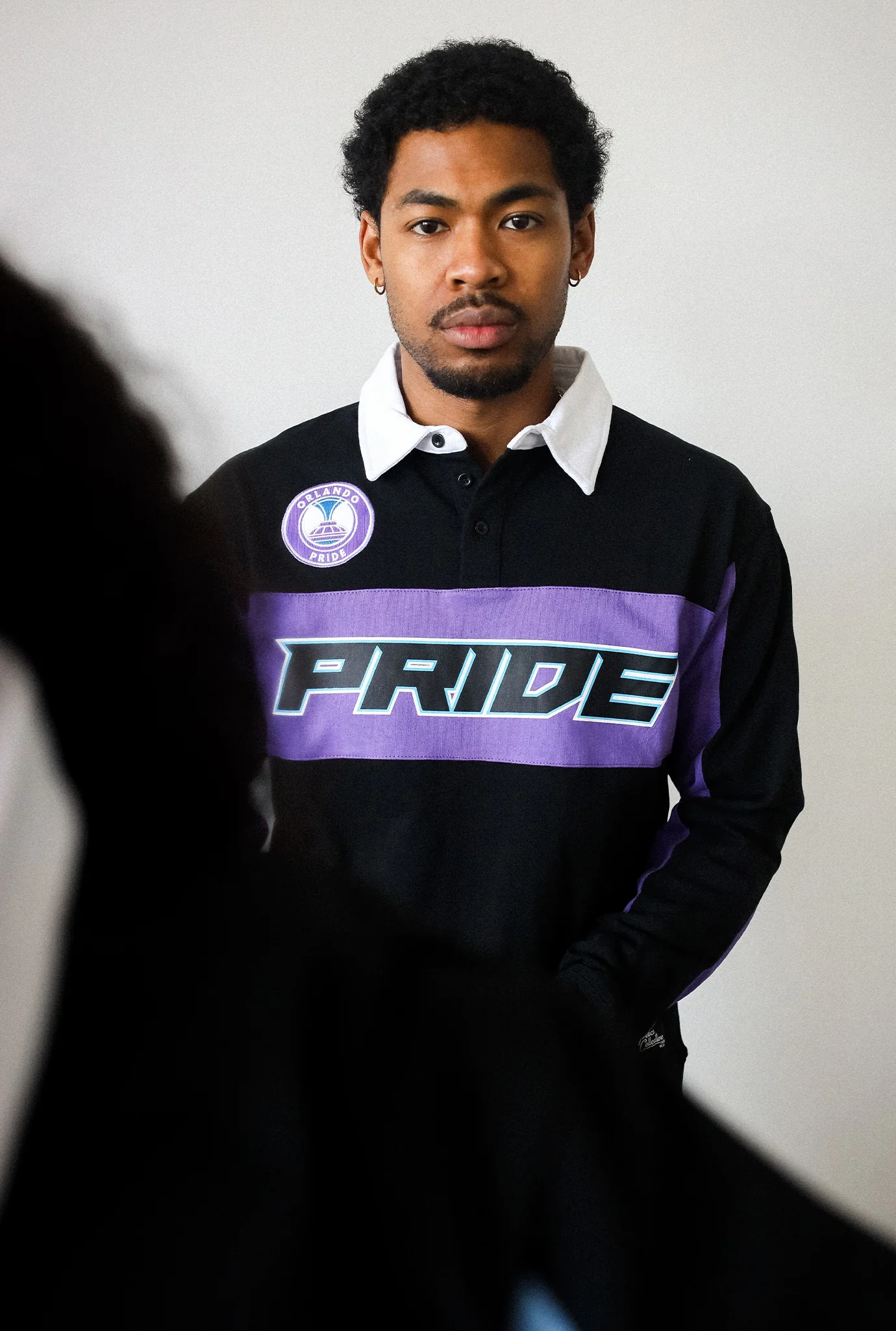 Orlando Pride Rugby Polo - Black / Purple - Image 4