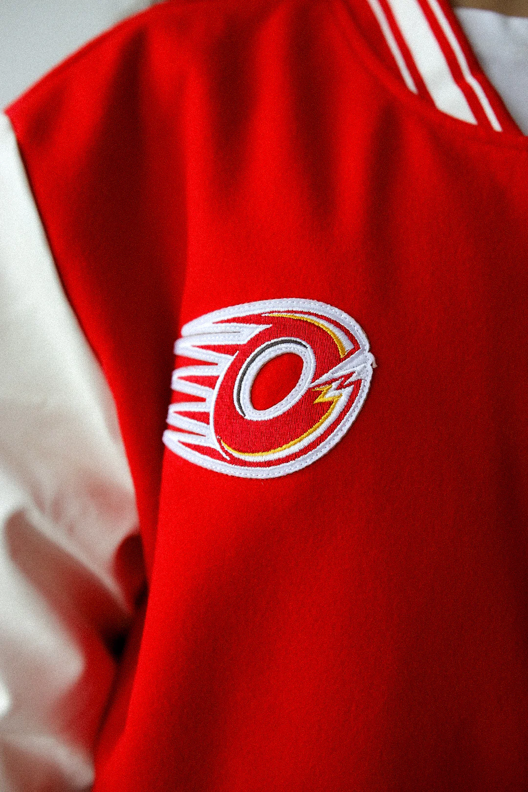 Ottawa Charge Letterman Jacket - Red - Image 5