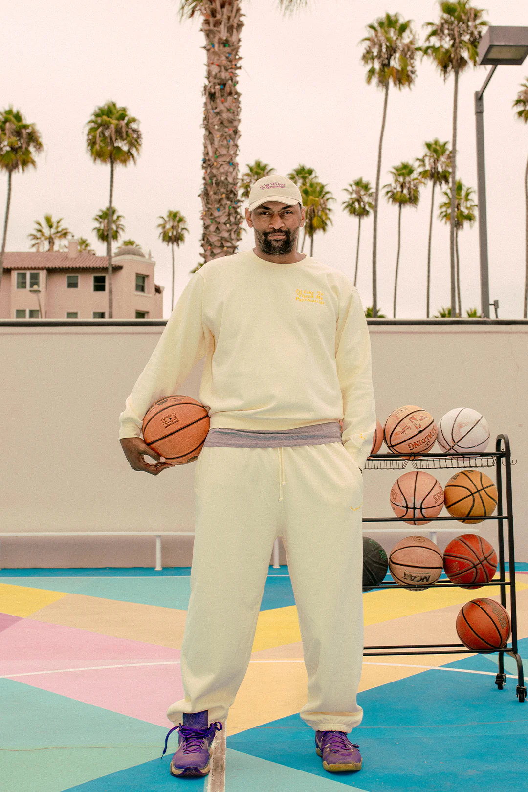 P/C x Metta World Peace Heavyweight Jogger - Ivory - Image 4