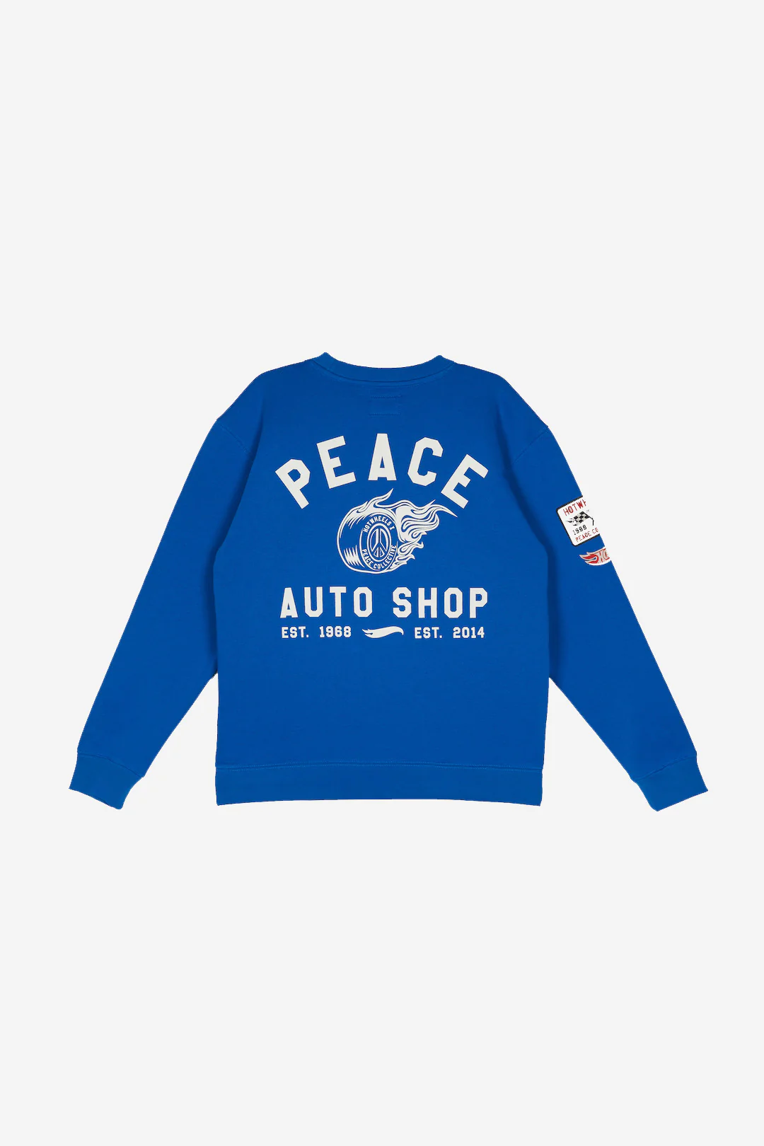 Peace Auto Shop Crewneck - Royal - Image 2