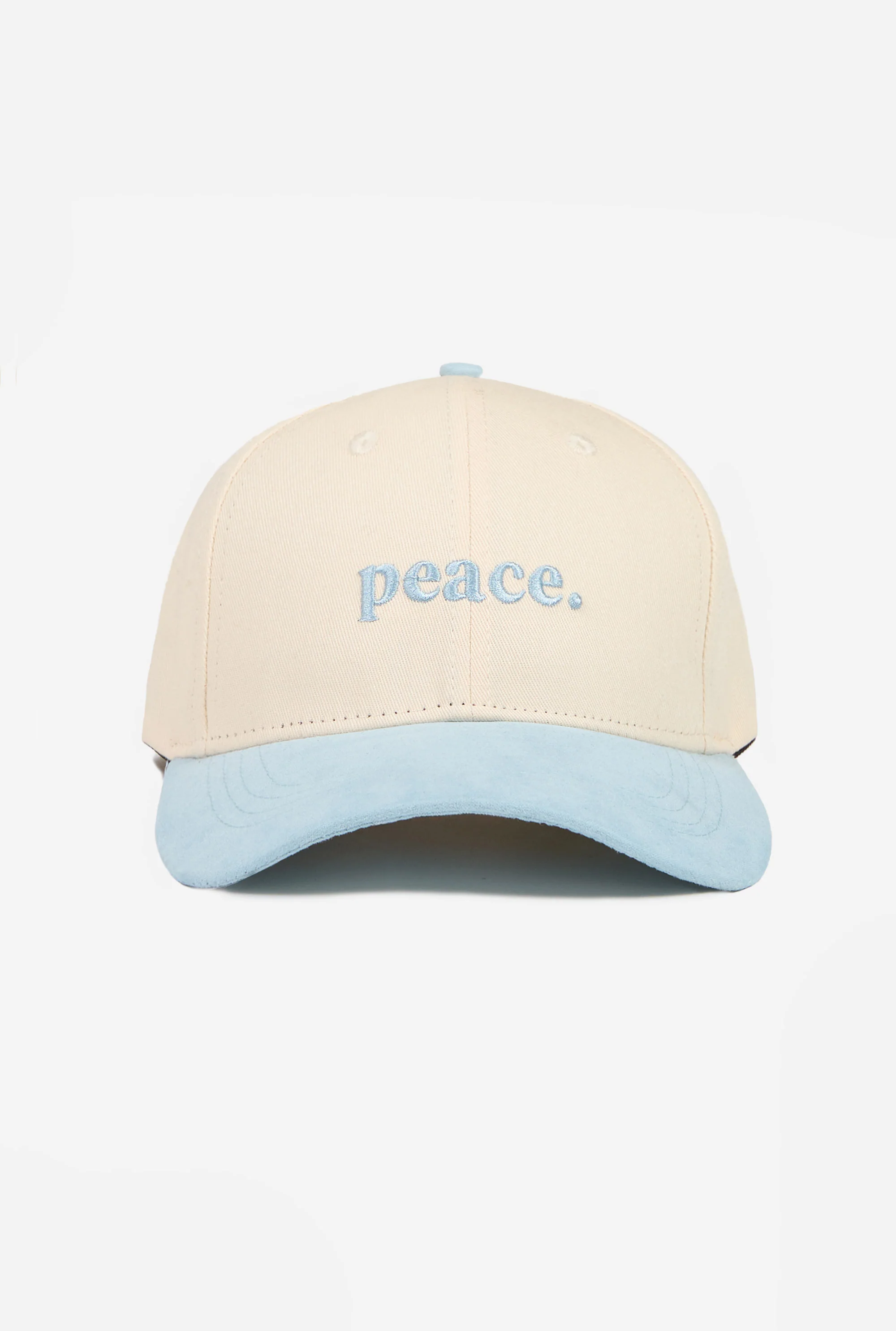 Peace Basics A-Frame Cap - Winter Sky / Ivory - Image 3
