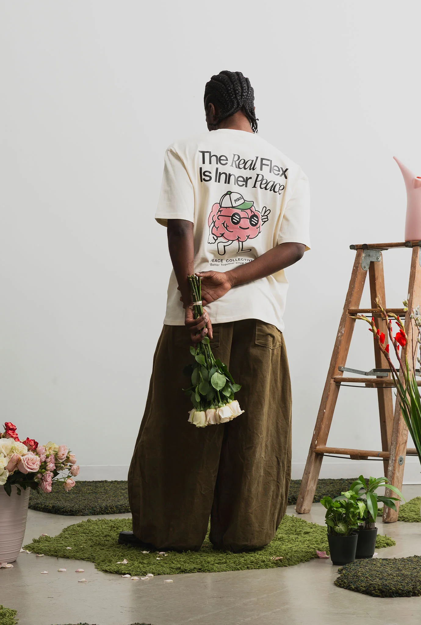 Real Flex Heavyweight T-Shirt - Ivory - Image 3