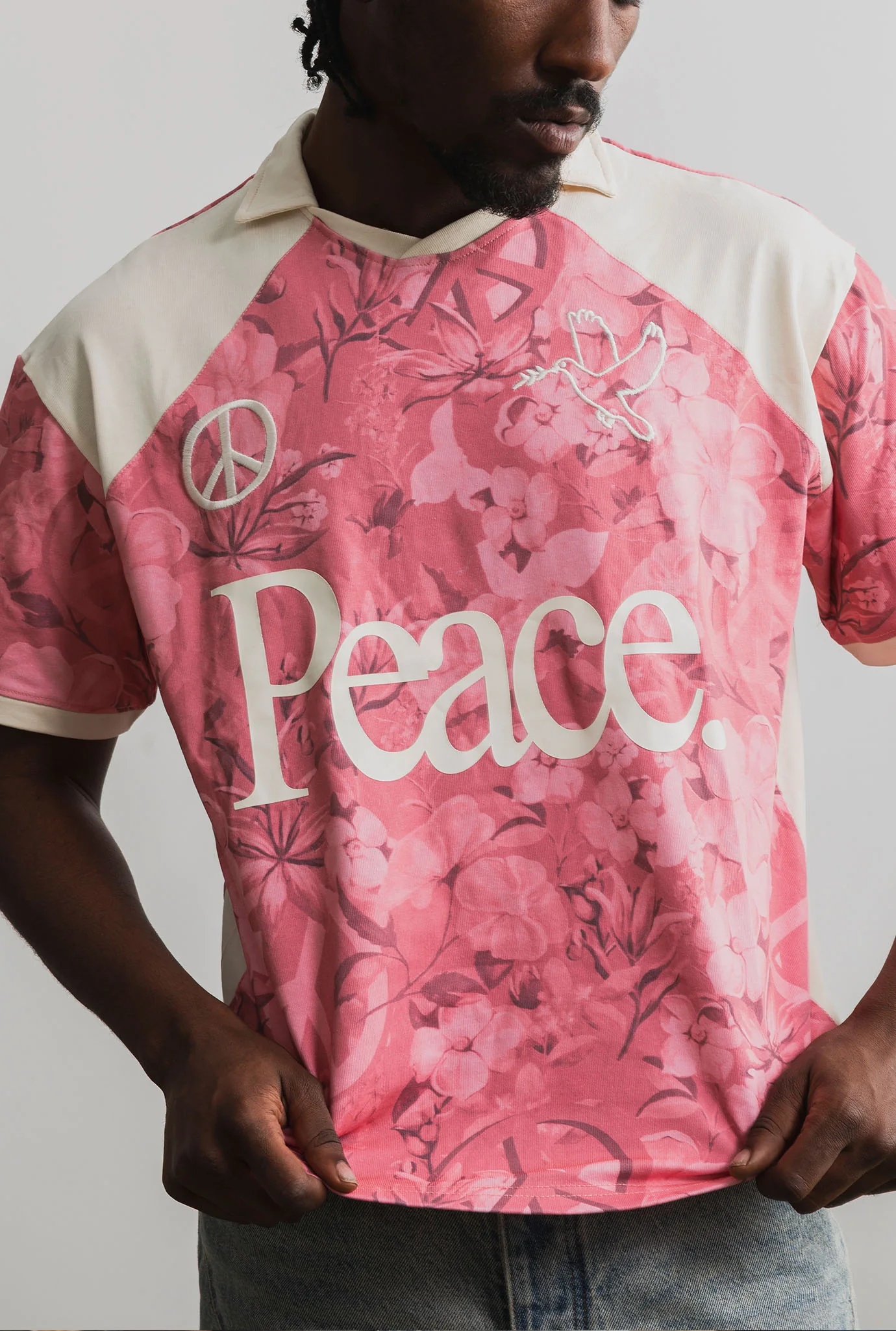 Peace Soccer Jersey - Terra Cotta - Image 3