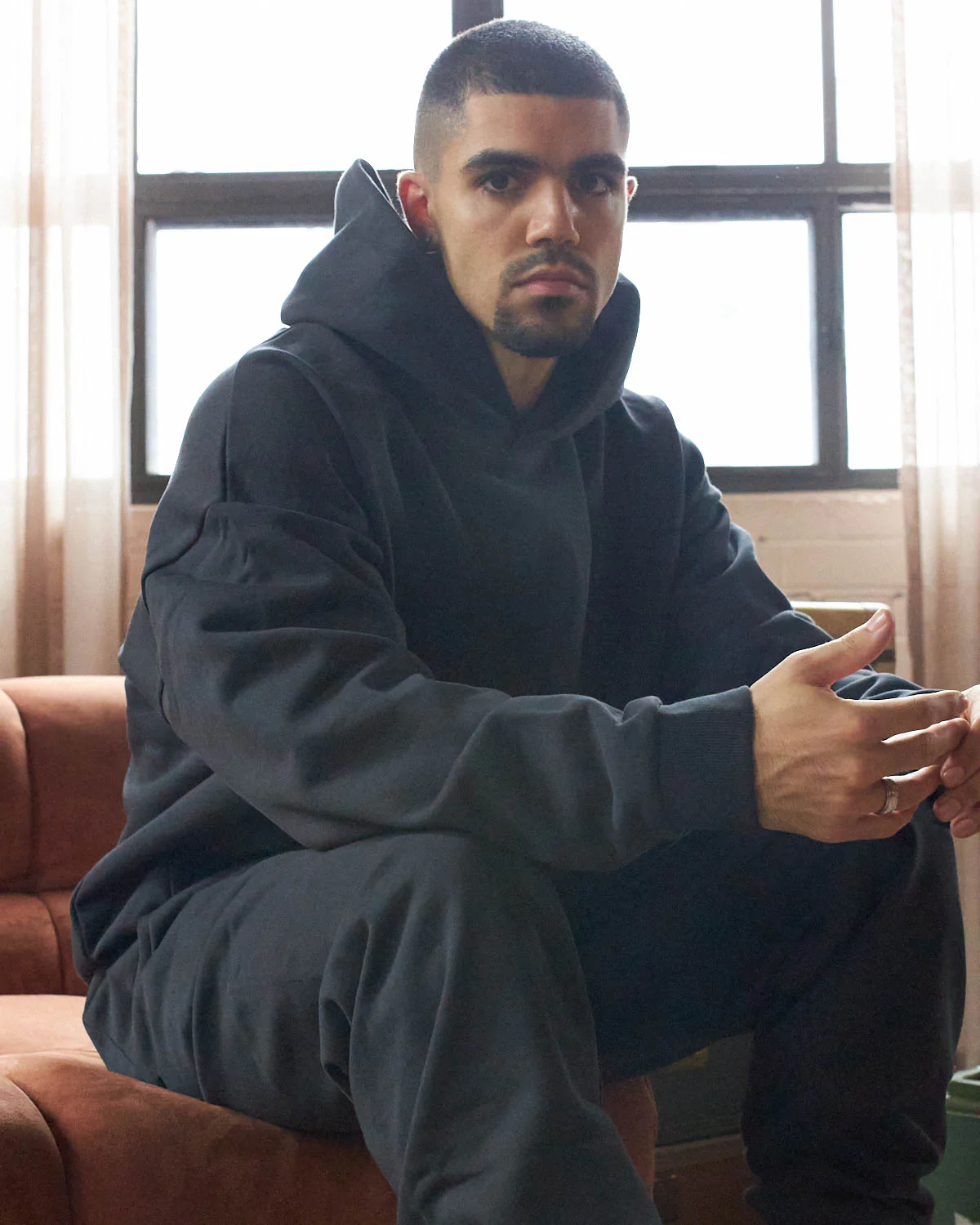 Peace SuperHeavy™️ Hoodie - Off-Black - Image 6