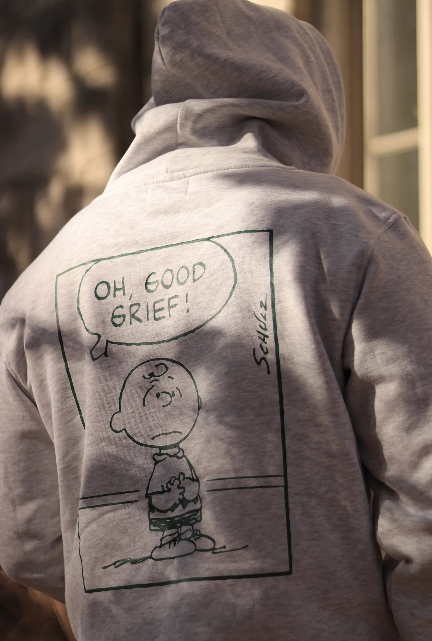 Peanuts Mental Health is Health Good Grief! Hoodie - Ash Grey - Image 6