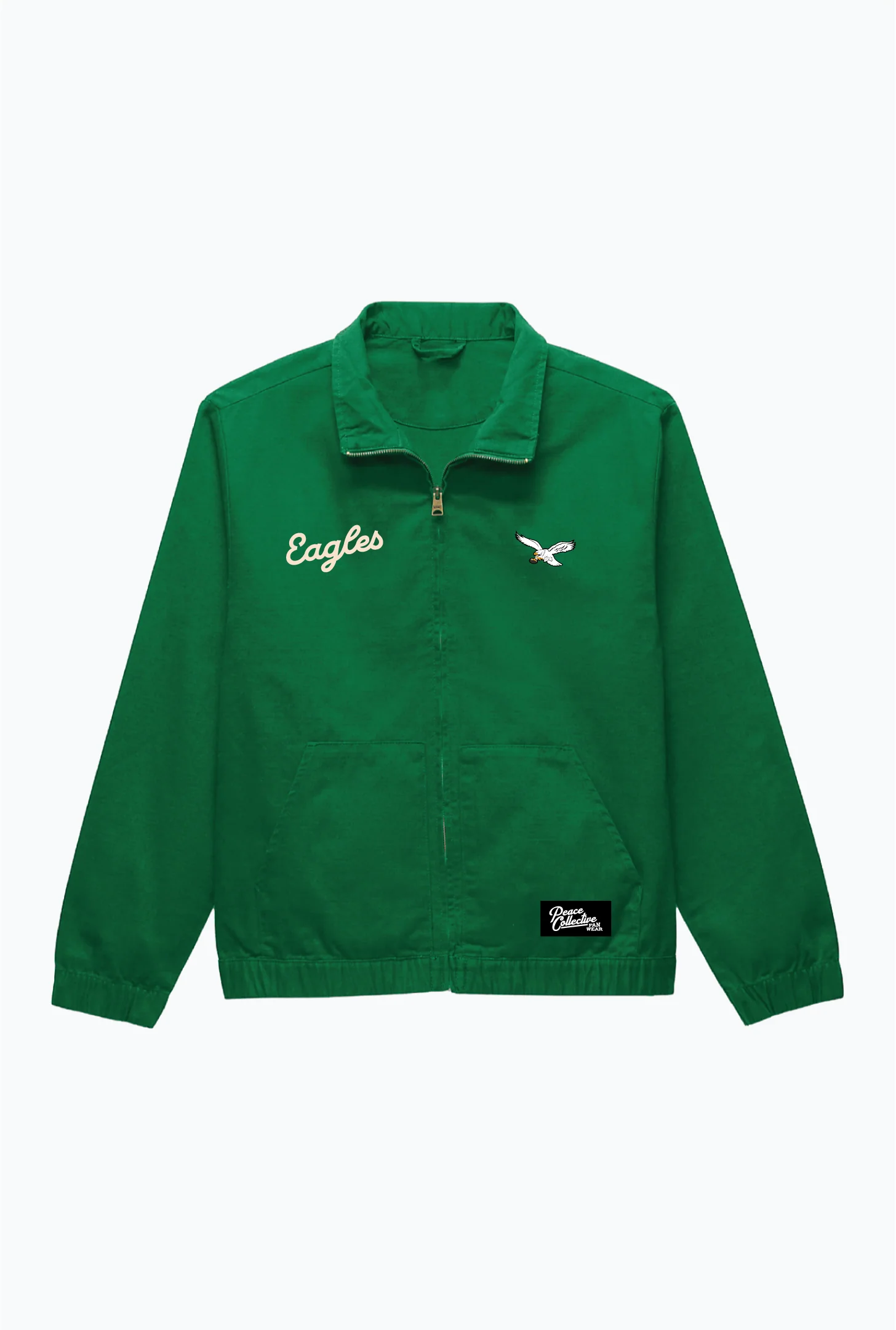 Philadelphia Eagles Work Jacket - Kelly Green - Image 2