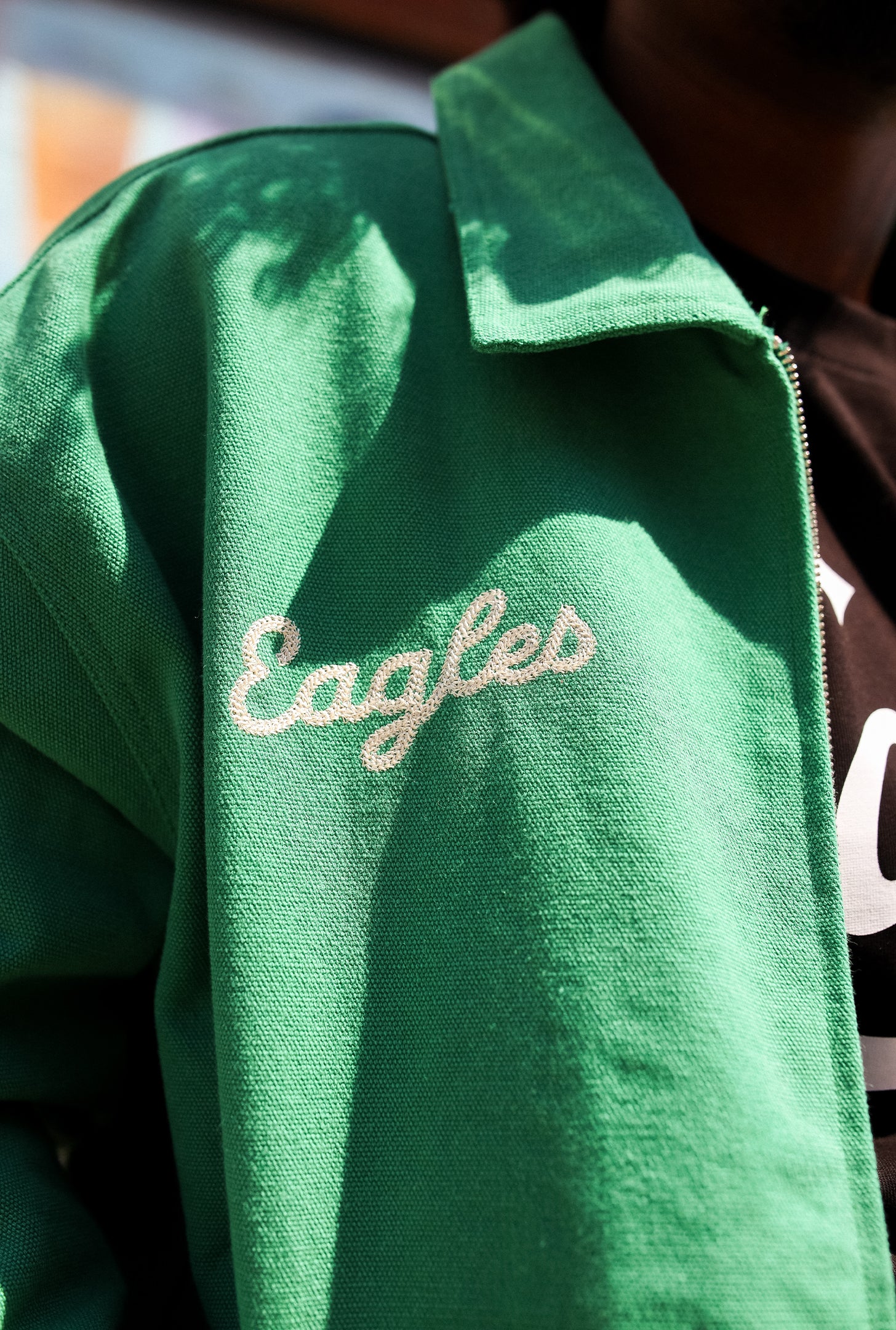 Philadelphia Eagles Work Jacket - Kelly Green - Image 4