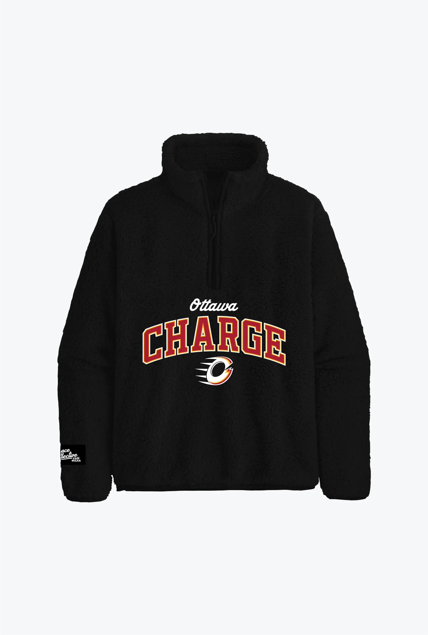 Ottawa Charge High Pile Fleece Quarter Zip - Black