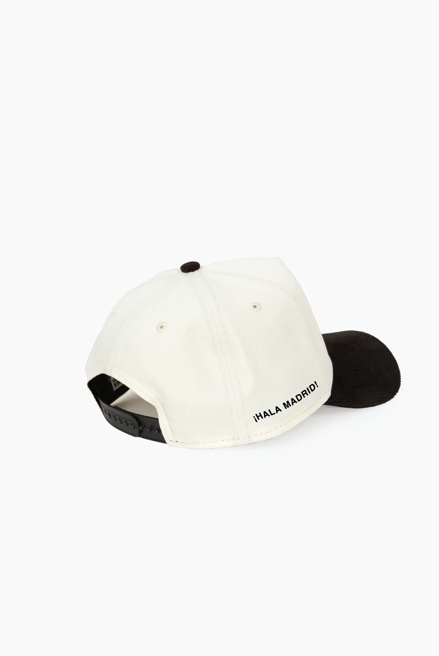 Real Madrid A-Frame Cap - Ivory / Black - Image 2