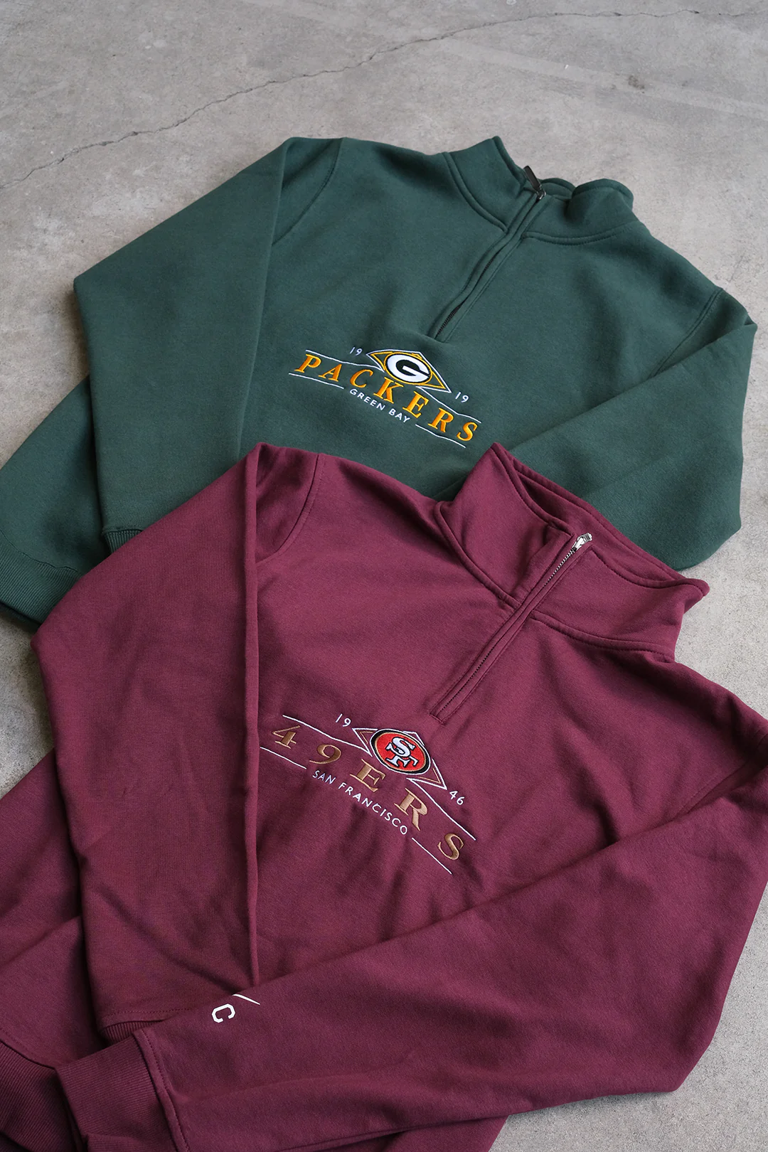 San Francisco 49ers Quarter Zip - Maroon - Image 5