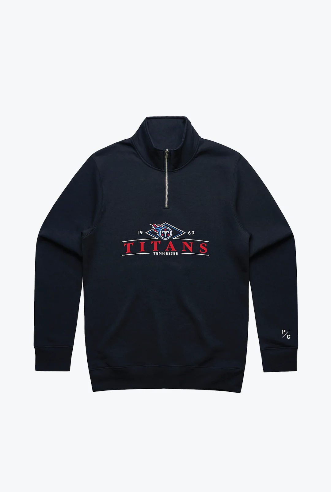 Tennessee Titans Quarter Zip - Navy
