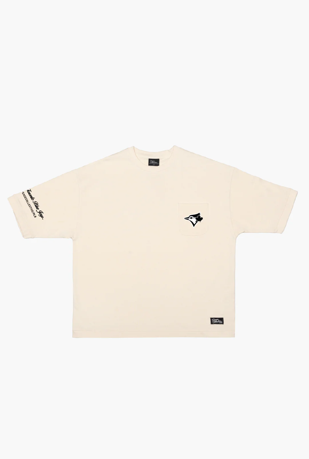 Toronto Blue Jays Preppy Heavyweight Pocket T-Shirt - Ivory