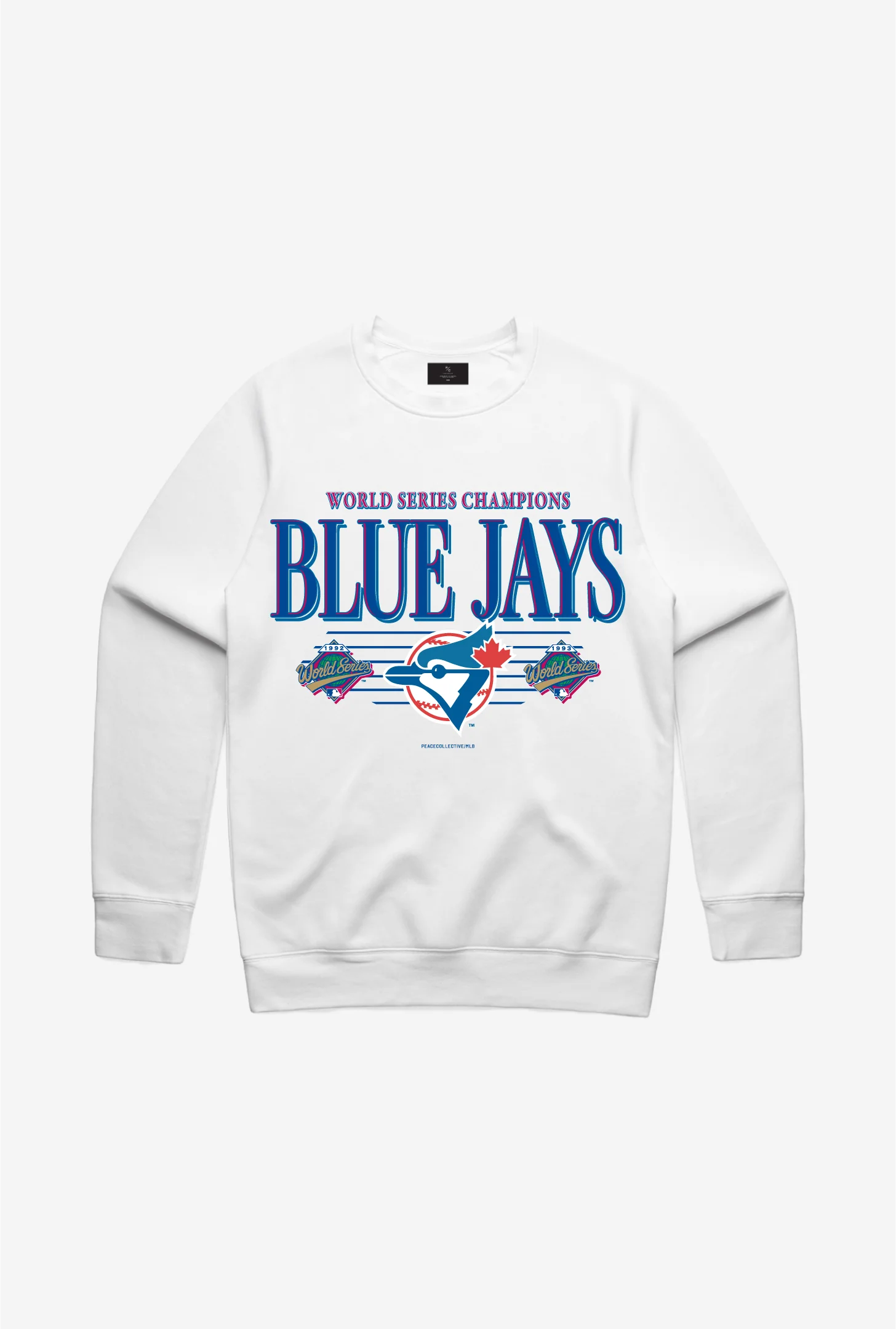 Toronto Blue Jays Throwback Crewneck - White